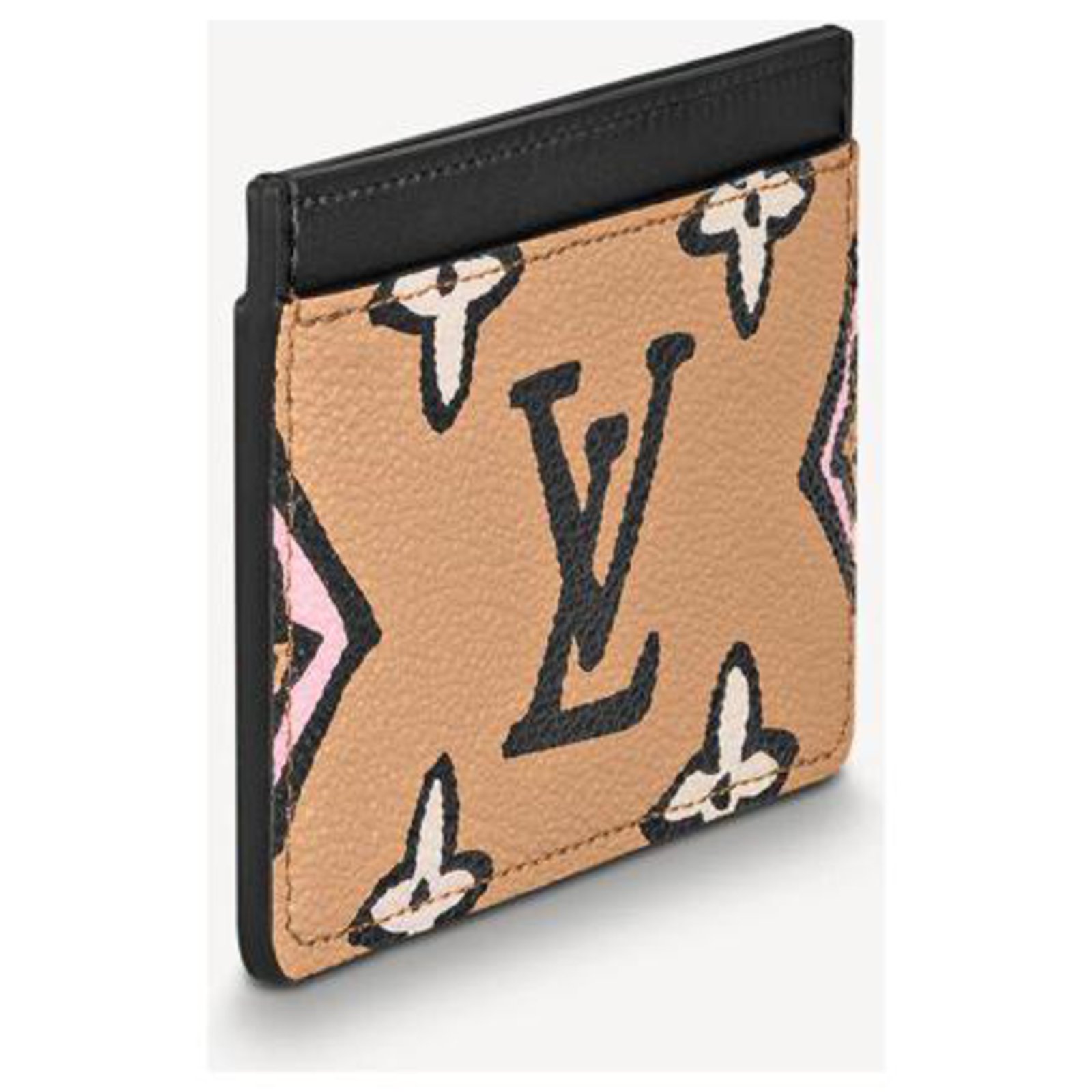 Louis Vuitton LV Card Holder Wild at heart Beige ref.330473 - Joli