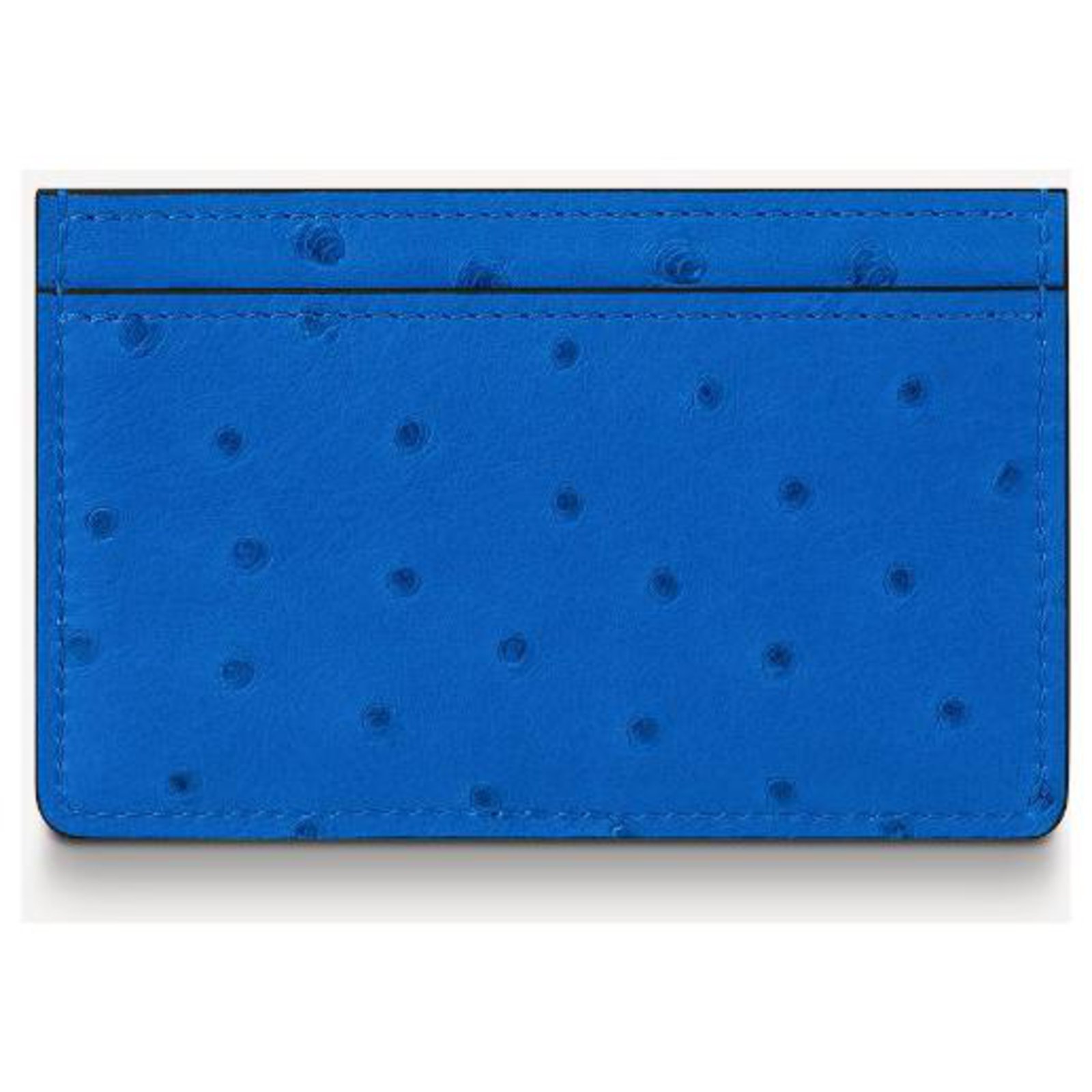 Louis Vuitton LV Daily card holder blue Leather ref.274944 - Joli Closet