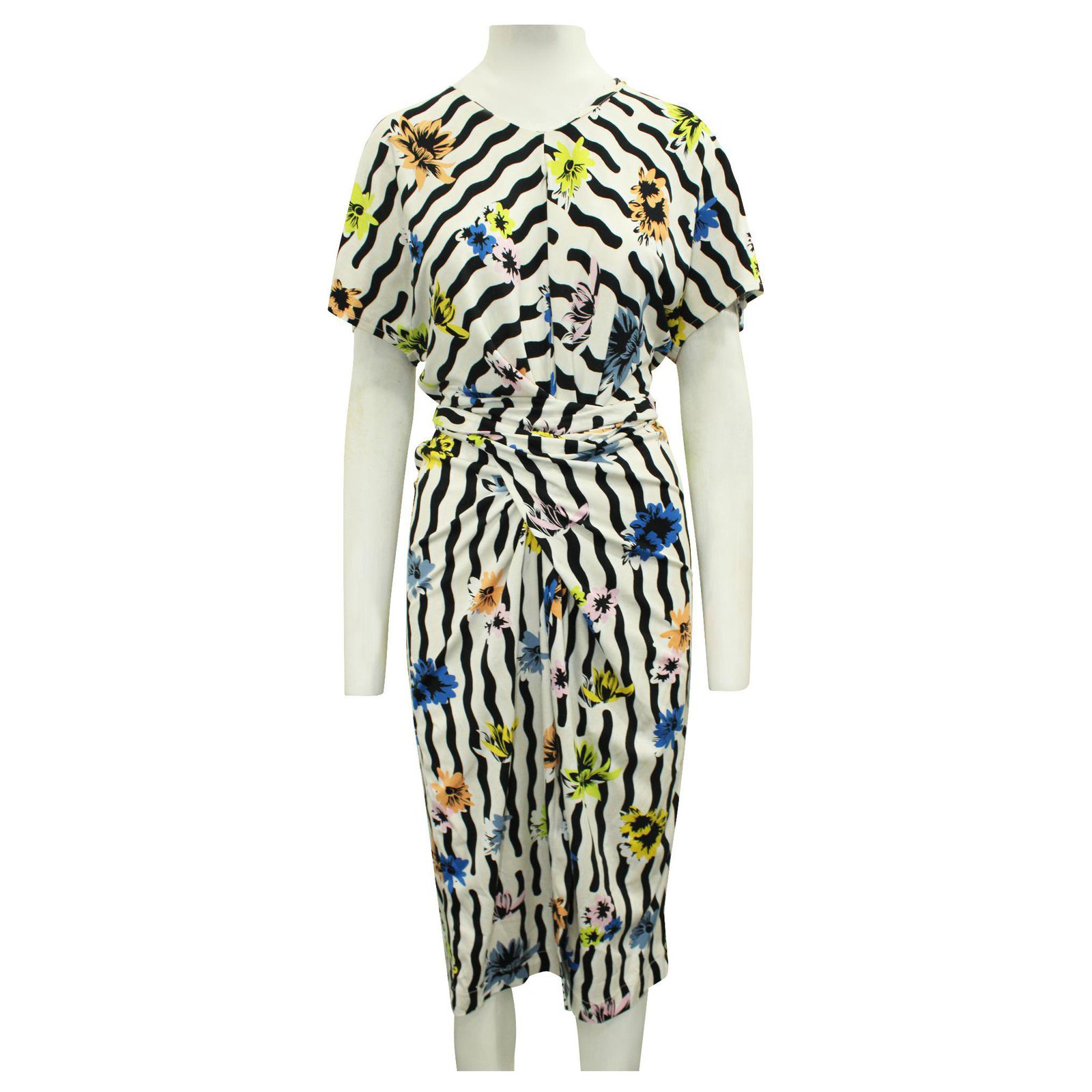 Bimba Lola Colorful Dress with Belt Cotton ref.330614 Joli Closet