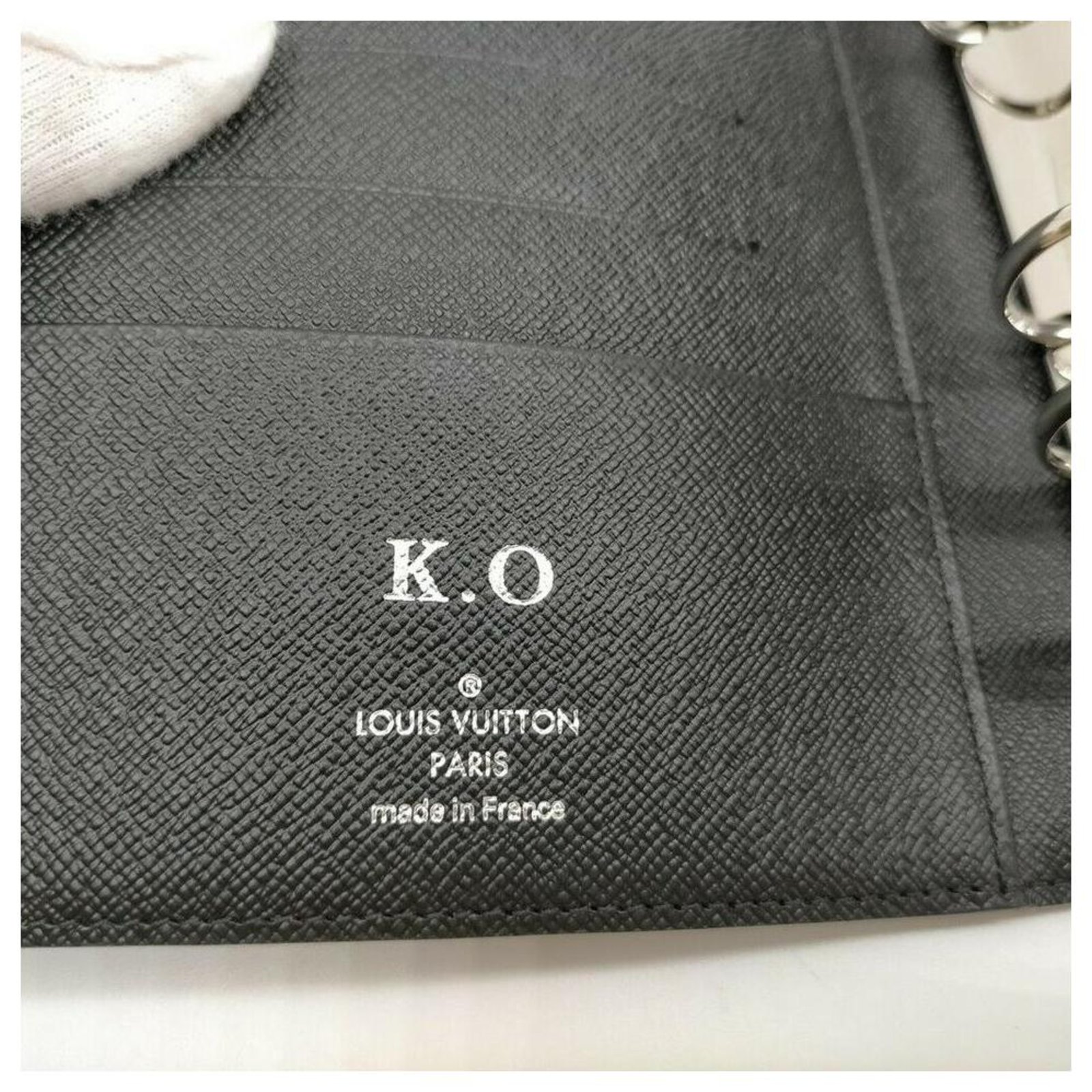 Louis Vuitton Damier Graphite Agenda MM Notebook Cover In Excellent  Condition.