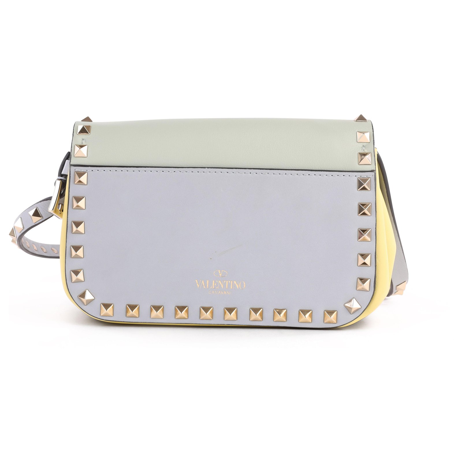 Valentino Rockstud Multicolor Leather Crossbody Bag Multiple colors  ref.332169 - Joli Closet