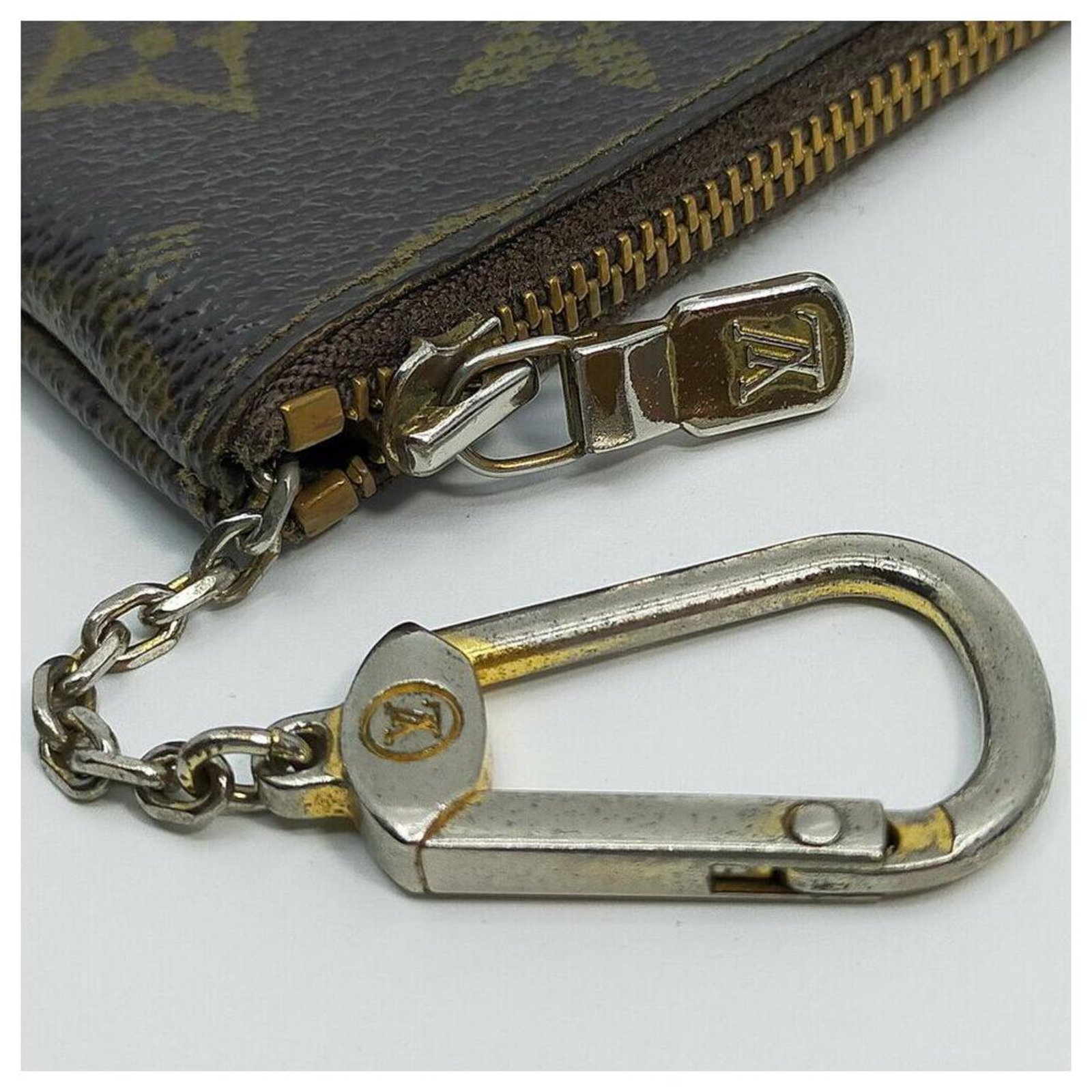 Louis Vuitton Monogram Pochette Cles Key Pouch Keychain ref.332899