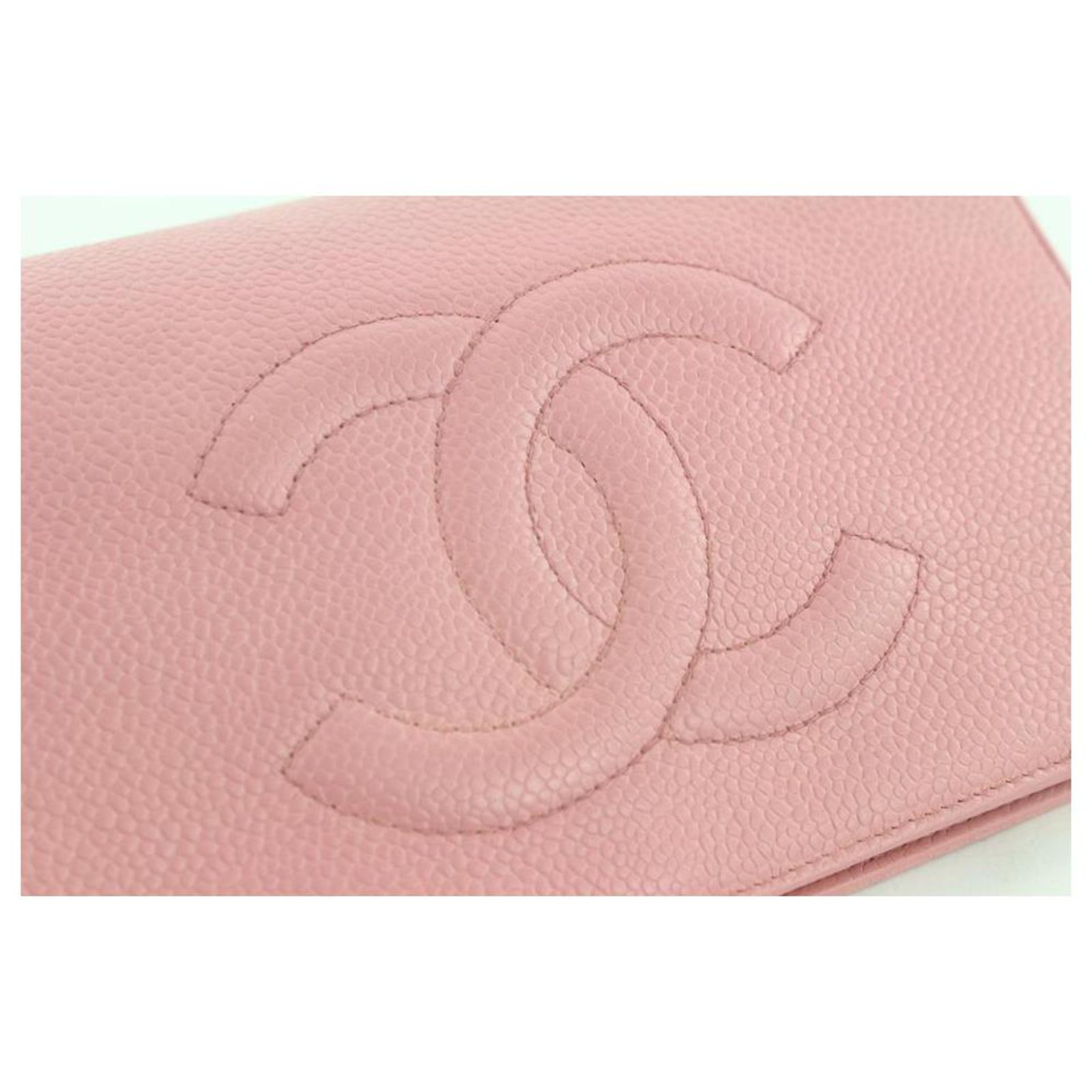 Pink Caviar Leather Cosmetic Pouch Toiletry Bag 18C712