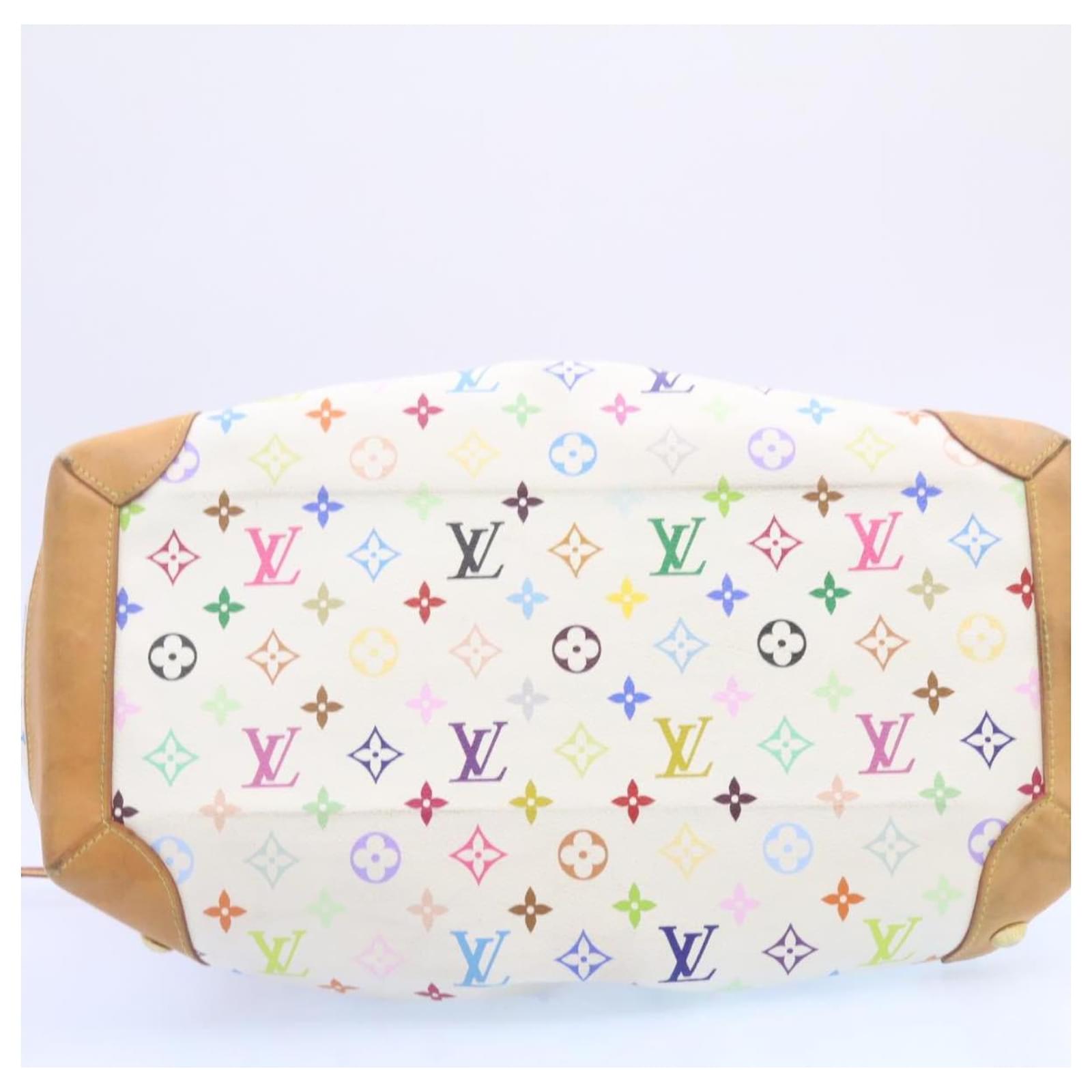 LOUIS VUITTON Monogram Multicolor Ursula Tote Bag White M40123 LV Auth  gt1113 Cloth ref.333994 - Joli Closet