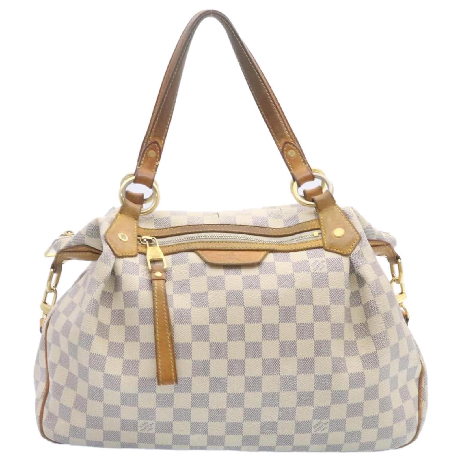 Louis Vuitton Damier Azur Evora MM 2-Way Shoulder Bag