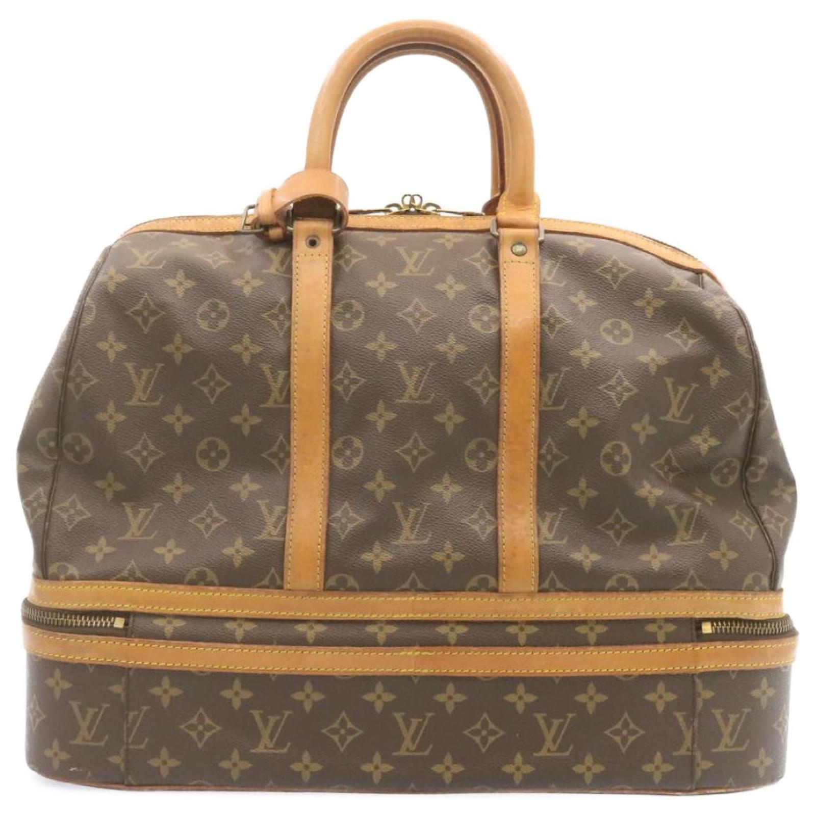 LOUIS VUITTON Monogram Sac Sport Travel Boston Bag M41444 LV Auth 23142  Cloth ref.334173 - Joli Closet