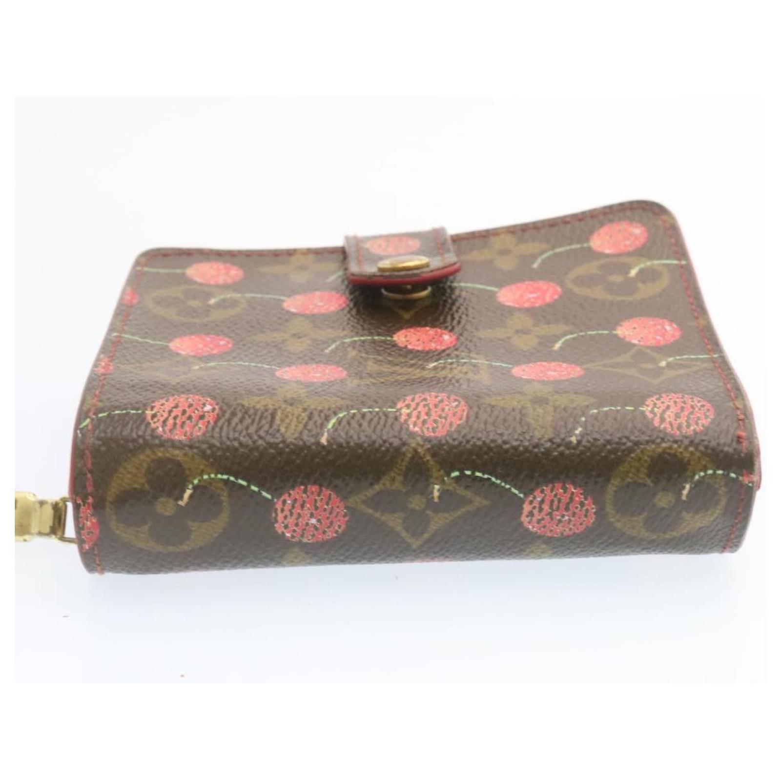 Louis-Vuitton-Monogram-Cherry-Compact-Zip-Bi-fold-Wallet-M95005