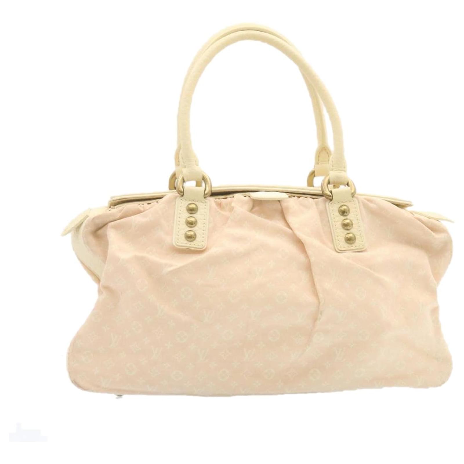 Cra-wallonieShops Revival, Louis Vuitton Monogram Mini Lin Trapeze GM Hand  Bag Pink M40064