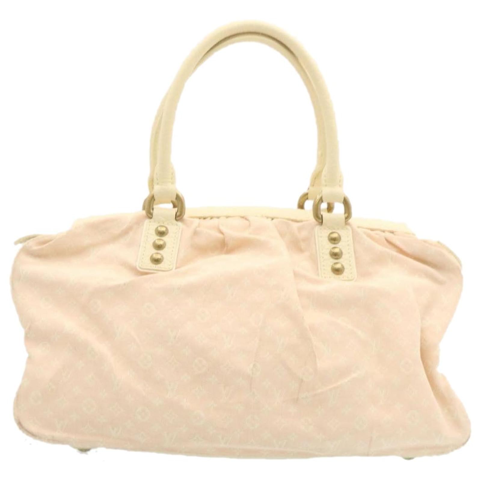 LOUIS VUITTON Monogram Mini Lin Trapeze GM Pink Hand Bag M40064 auth 23739  Cloth ref.334438 - Joli Closet