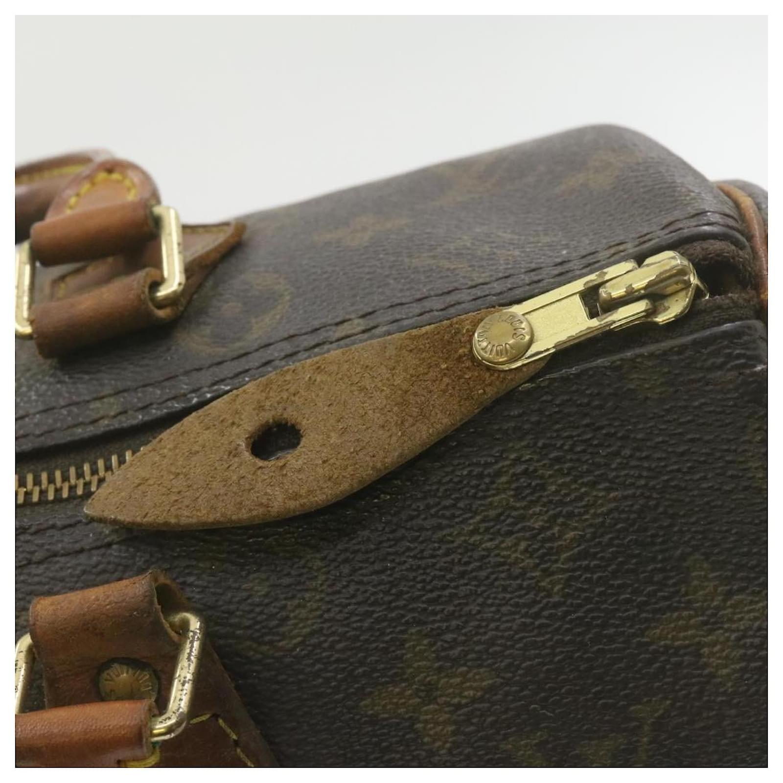Louis Vuitton Monogram Speedy 30 Hand Bag M41526 LV Auth sy128
