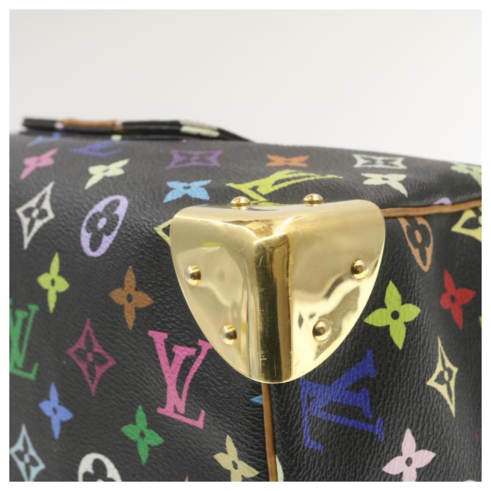 LOUIS VUITTON Monogram Multicolor Speedy 30 Hand Bag Black M92642 LV Auth  20324 Cloth ref.334980 - Joli Closet