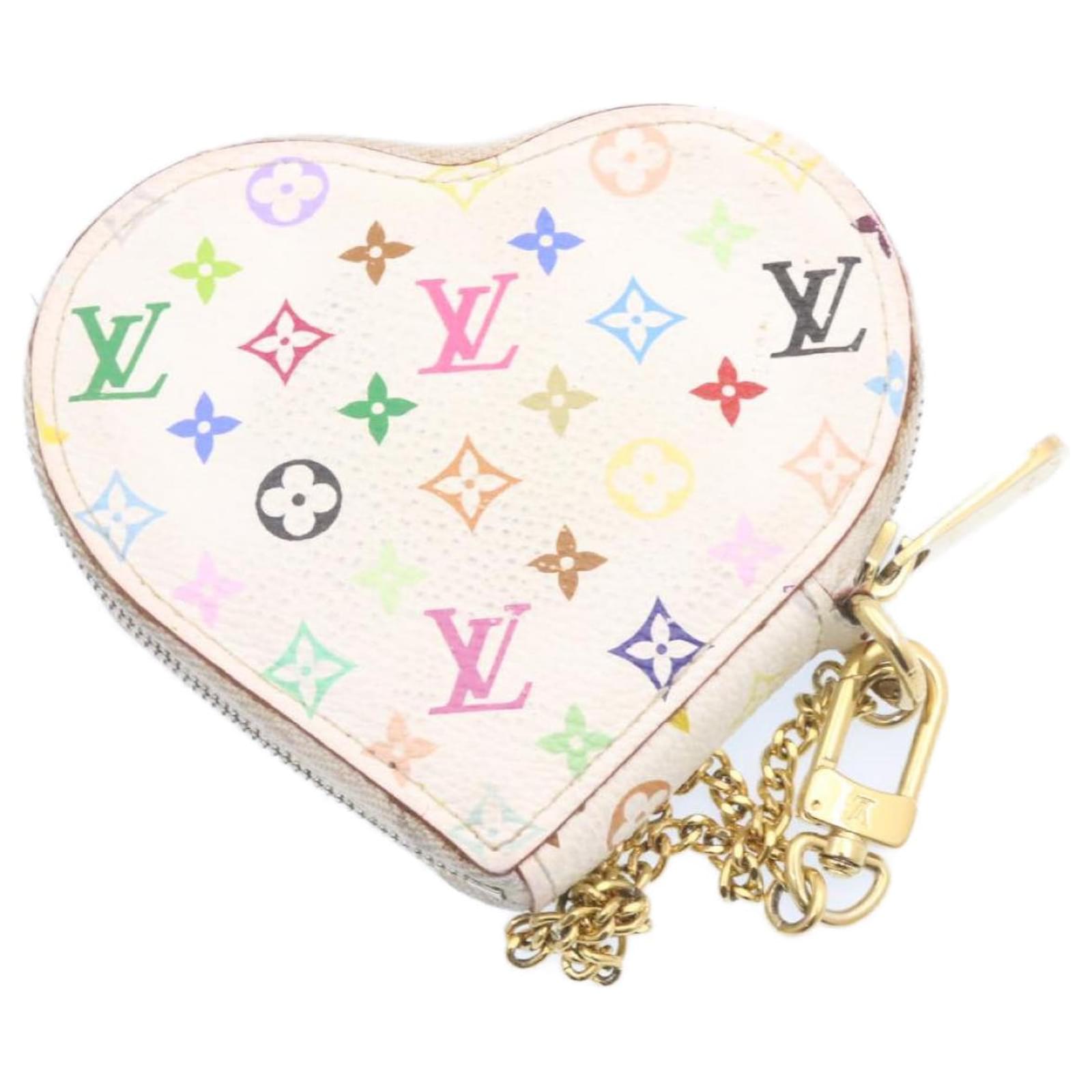 Louis Vuitton Multicolor Monogram Heart Coin Purse