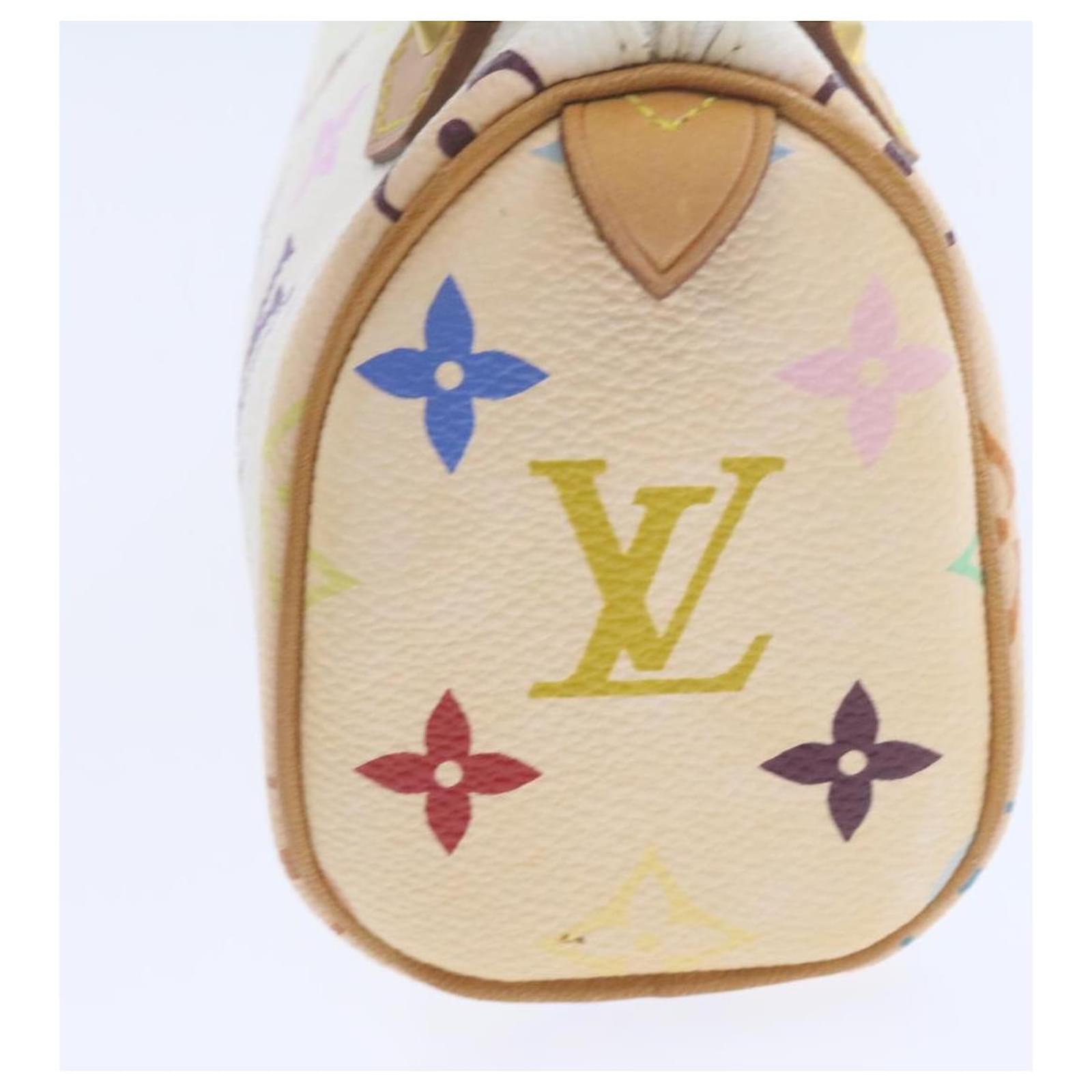 LOUIS VUITTON Monogram Multicolor Mini Speedy Hand Bag White M92645 Auth  gt915 Cloth ref.335139 - Joli Closet