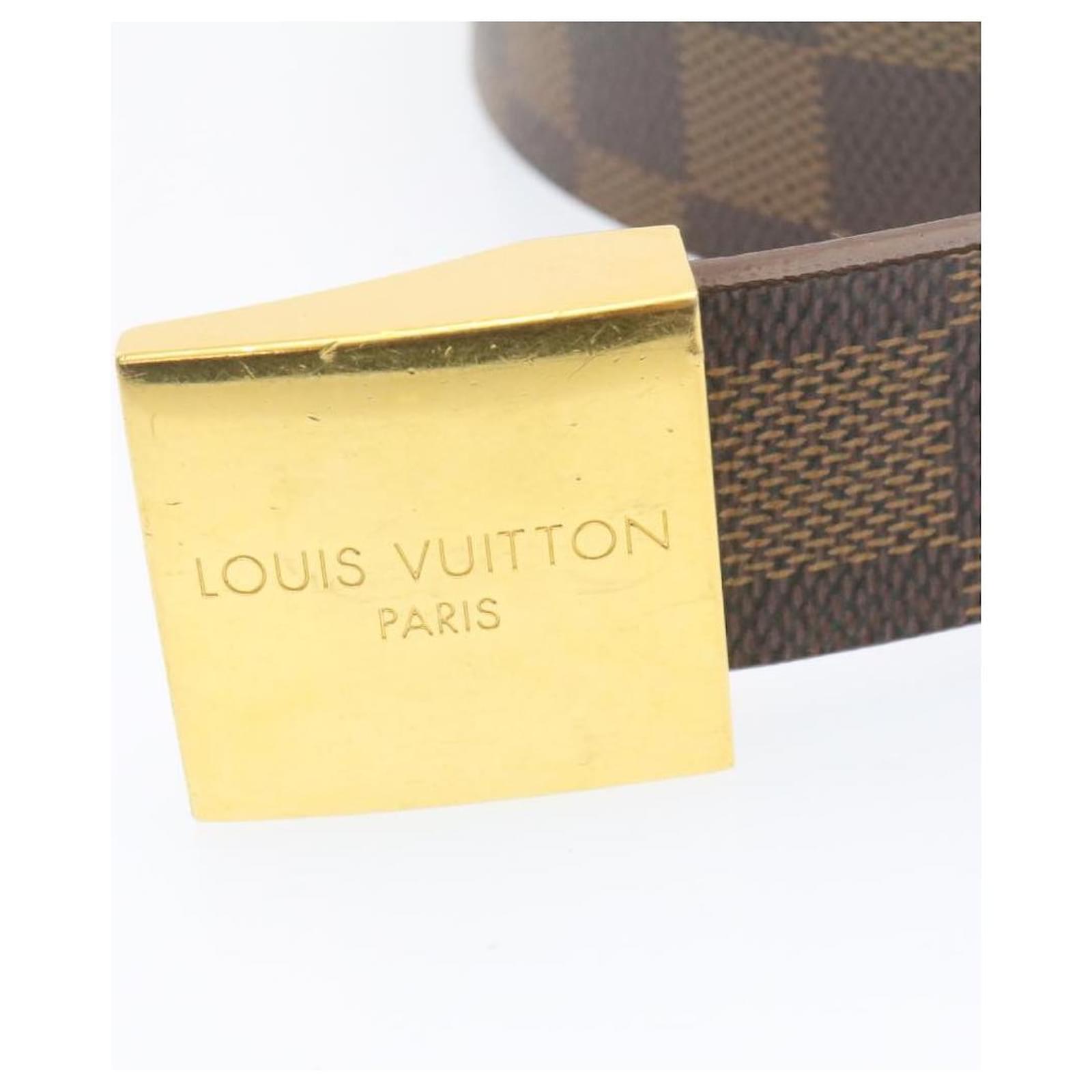 Louis Vuitton Damier Ebene Ceinture Carre Belt