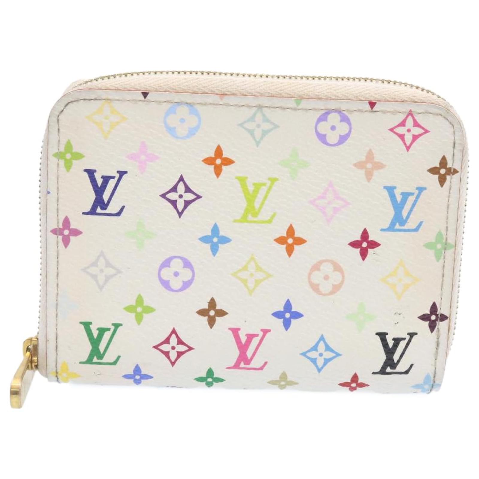 louis vuitton white rainbow purse