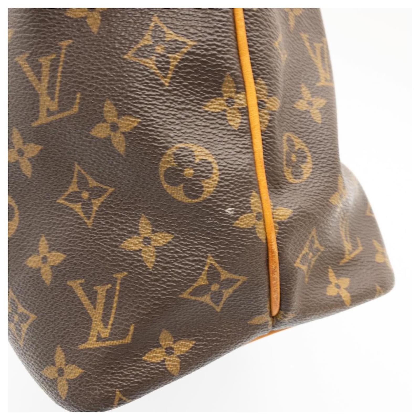 LOUIS VUITTON Monogram Palermo PM Tote Bag M40145 LV Auth 23375