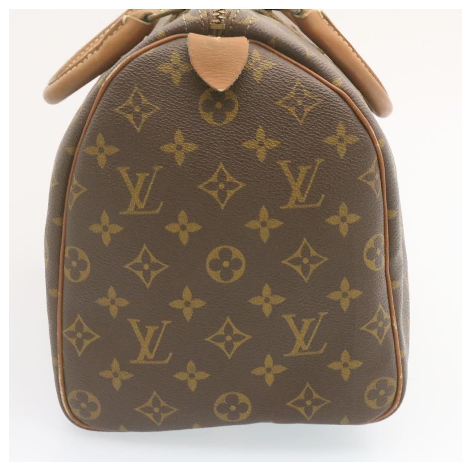 Louis Vuitton Monogram Speedy 35 Hand Bag USA Model LV Auth 23019 Cloth  ref.335438 - Joli Closet