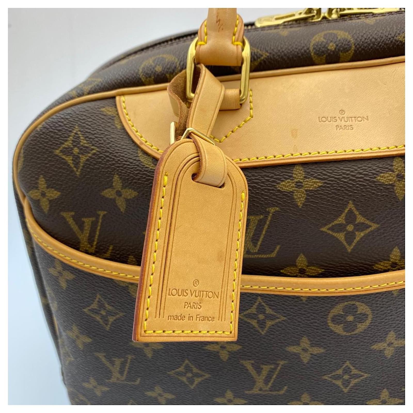 LOUIS VUITTON Monogram Deauville Hand Bag M47270 LV Auth 23055 Cloth  ref.335557 - Joli Closet