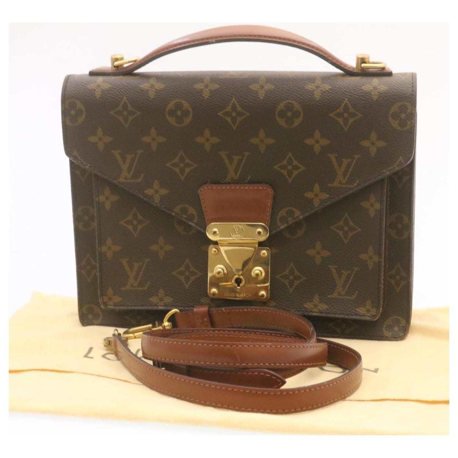 Louis Vuitton Monogram Monceau 2Way Hand Shoulder Bag M51185 LV Auth 23561  Cloth ref.335637 - Joli Closet