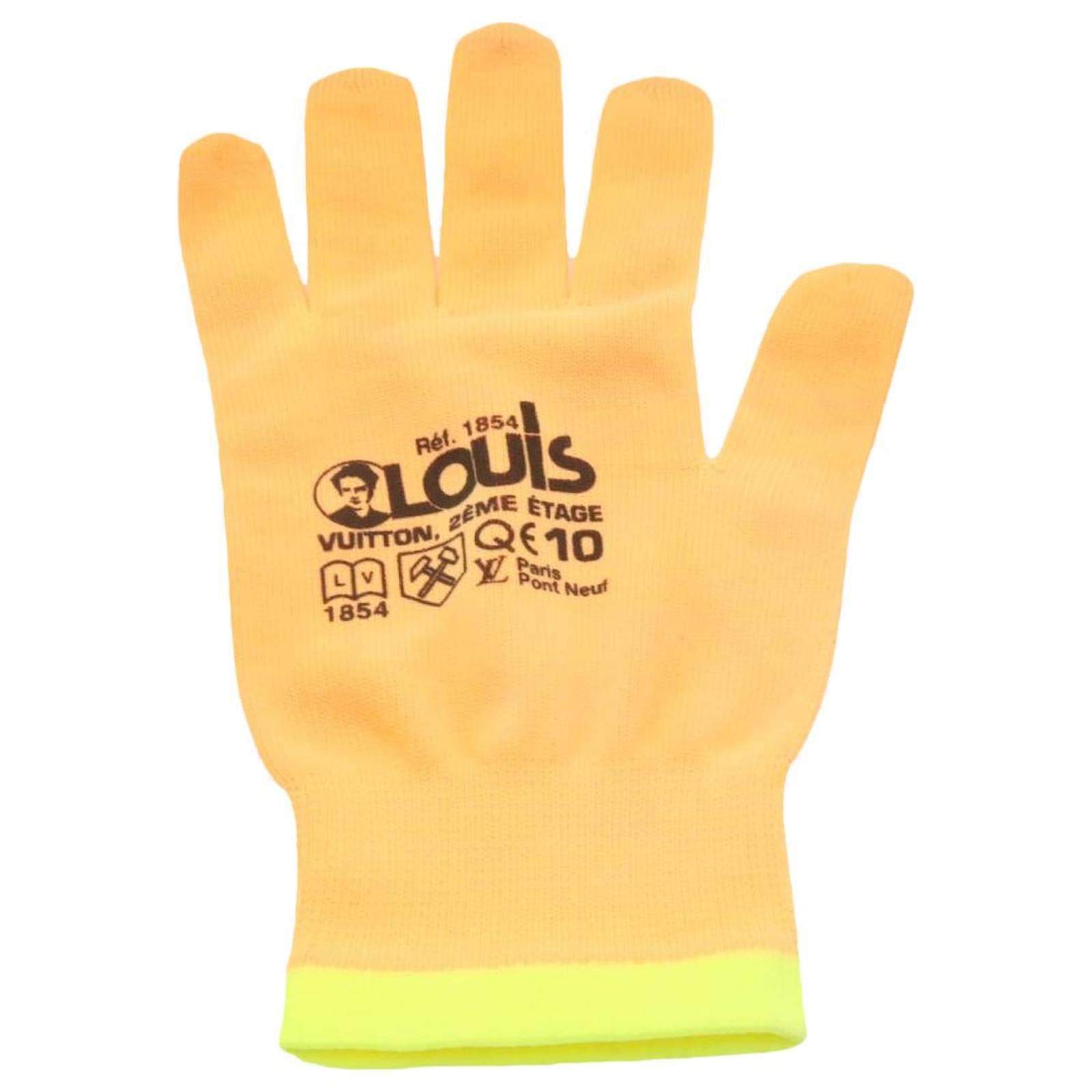 LOUIS VUITTON Gon RGB Orange Yellow Polyester Work Gloves MP2371 LV Auth  23082 ref.335675 - Joli Closet