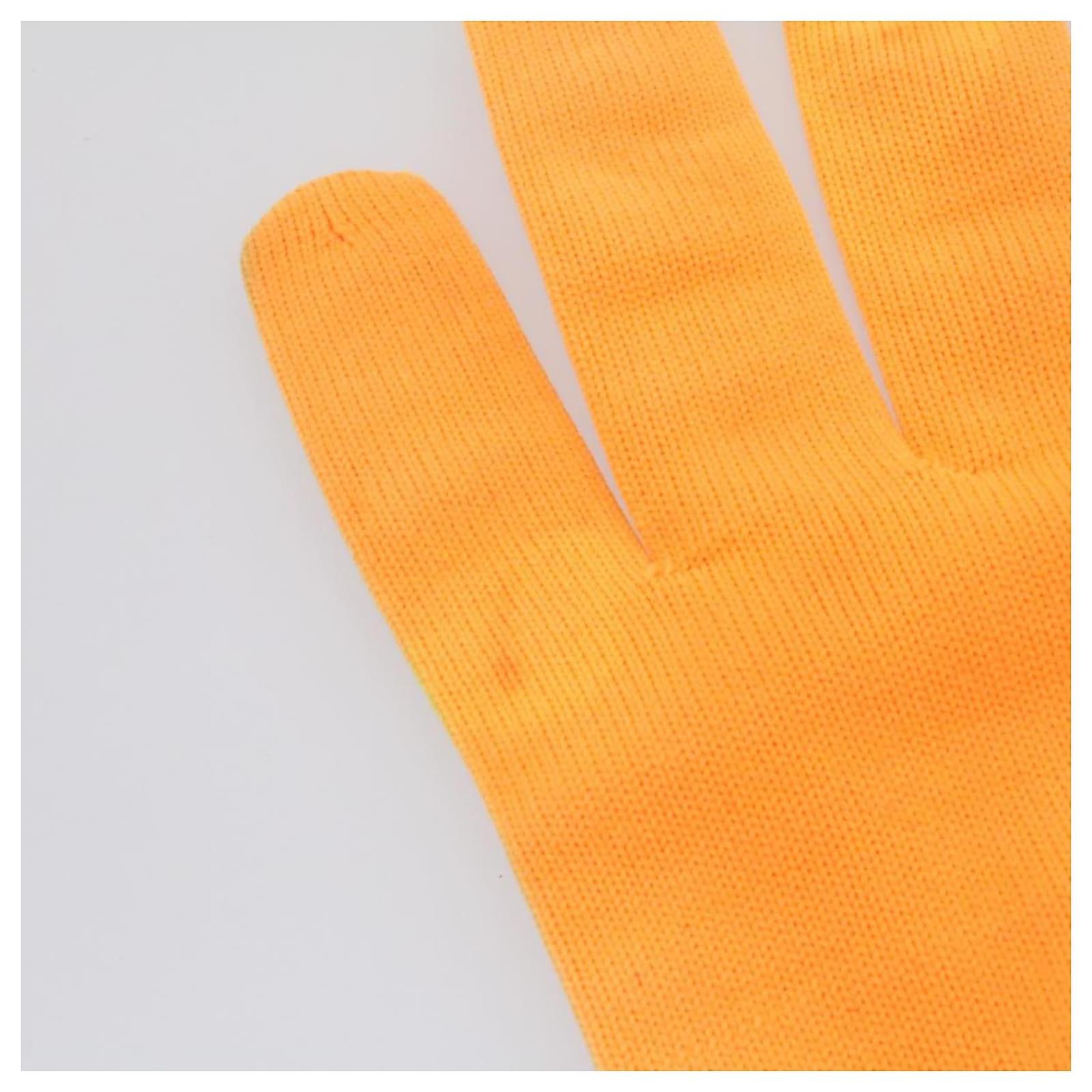 LOUIS VUITTON Gon RGB Orange Yellow Polyester Work Gloves MP2371