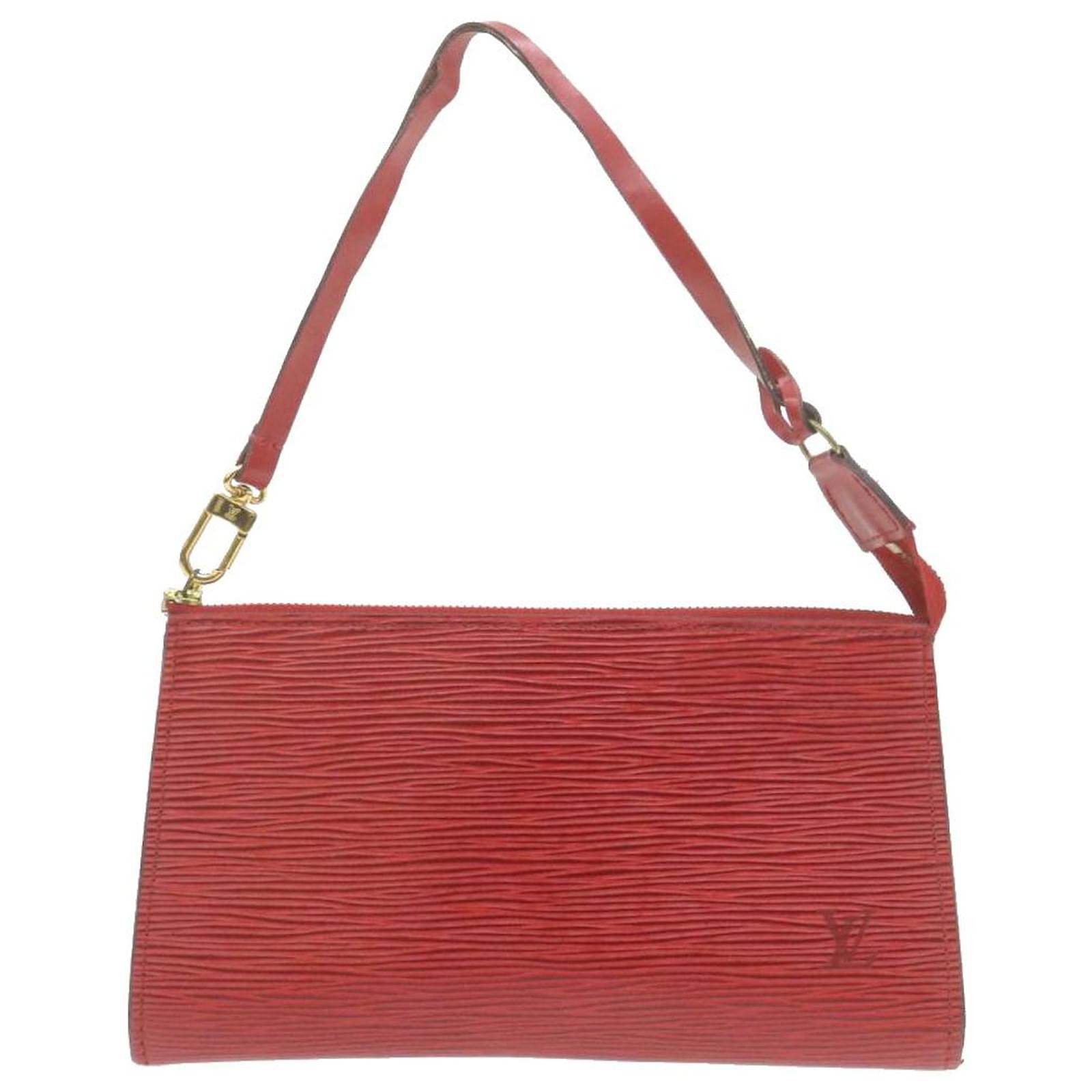 Louis Vuitton – Pochette Accessoires Red Epi Leather – Queen Station