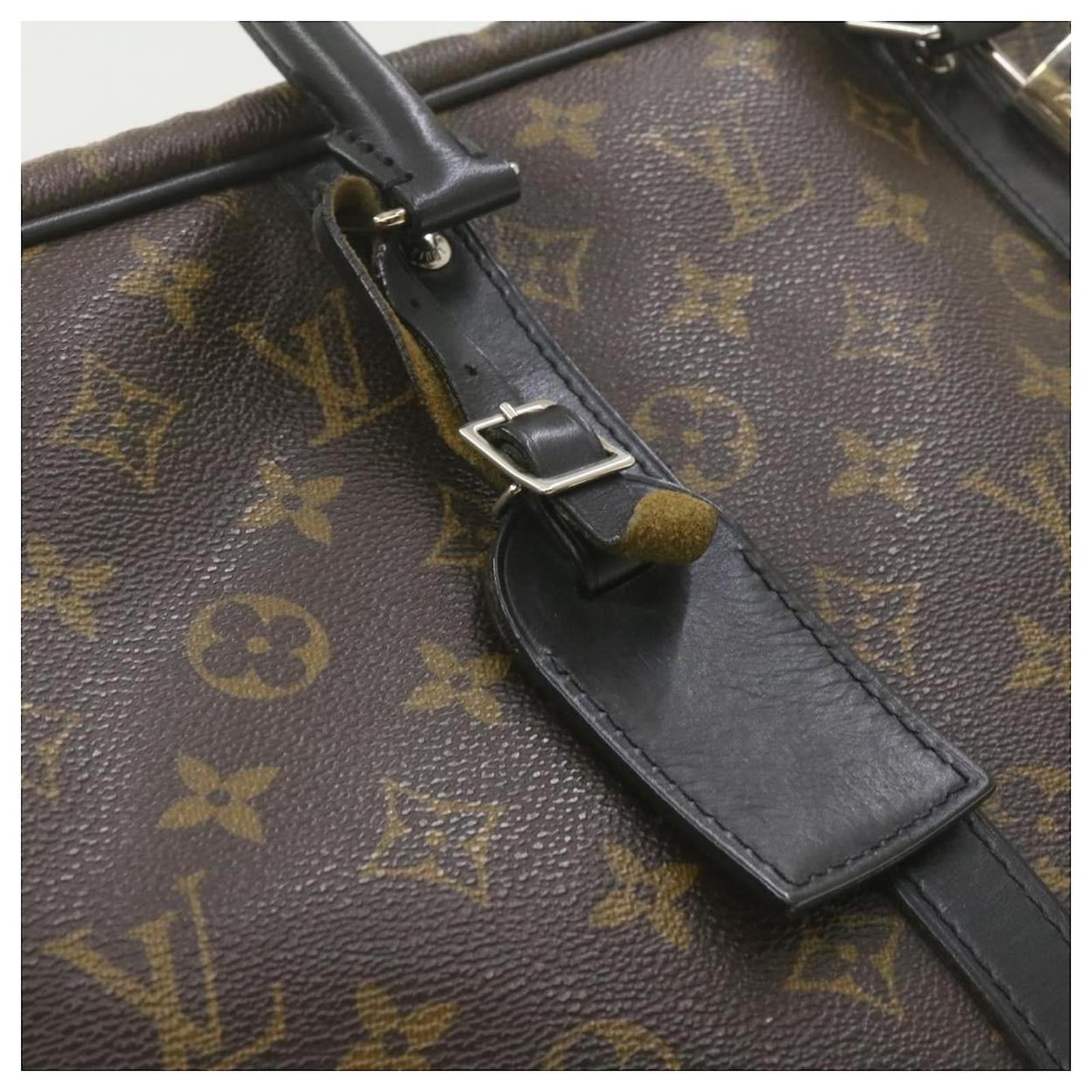 Louis Vuitton M40225 Porte-Documents Voyage Monogram Macassar Canvas