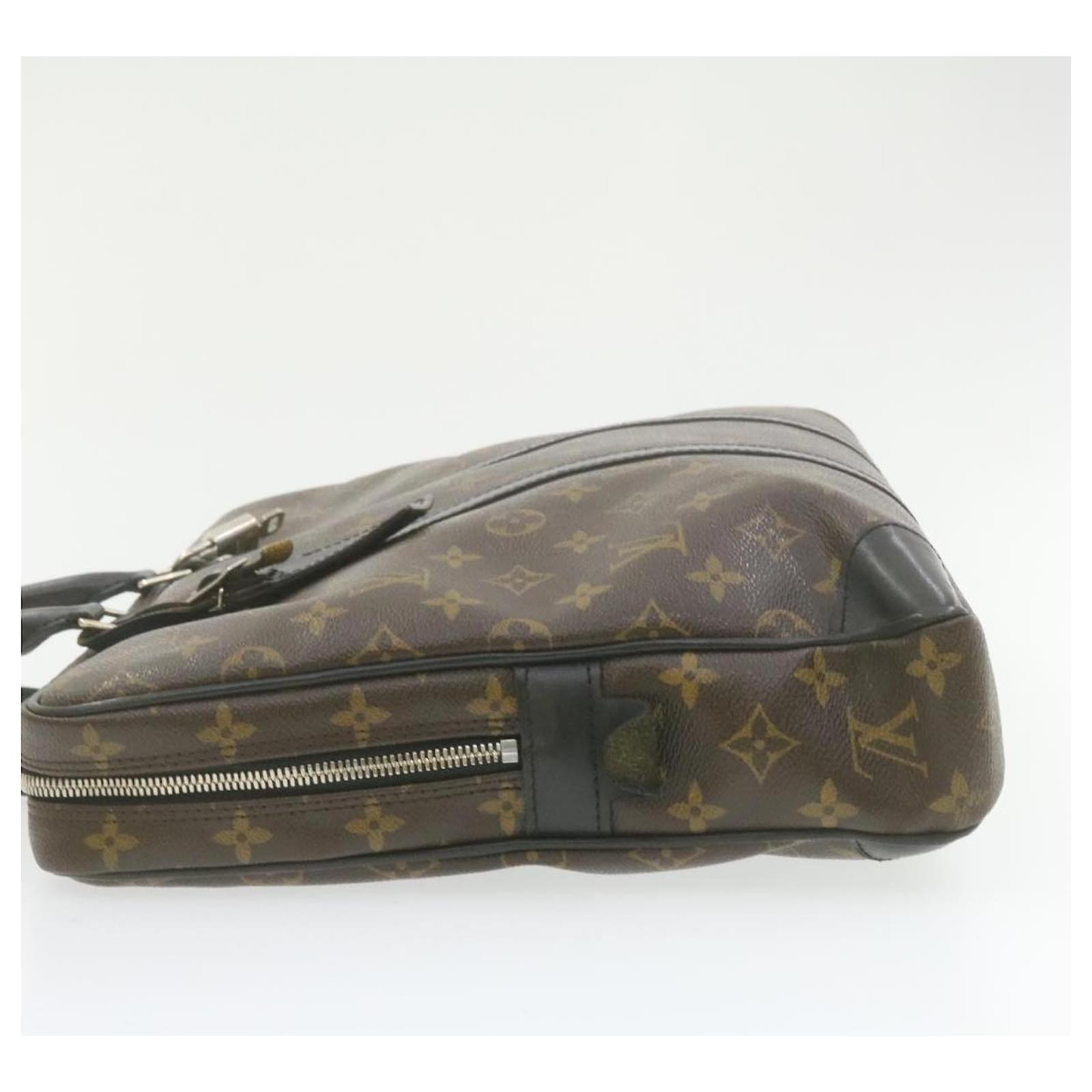 Louis Vuitton M40225 Porte-documents Voyage Briefcase Monogram Macassar  Canvas