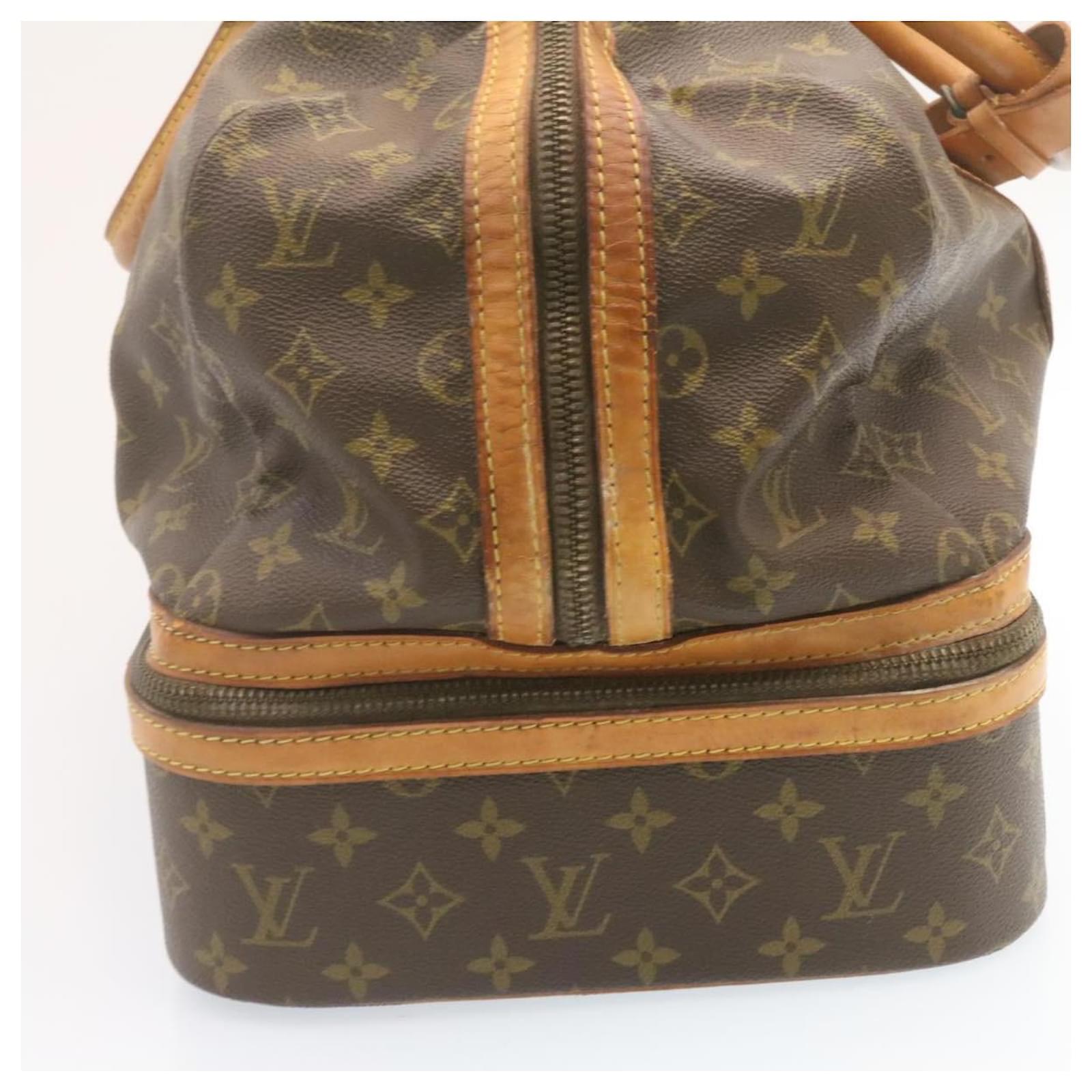 Authentic Louis Vuitton Monogram Sac Sport Travel Hand Bag M41444