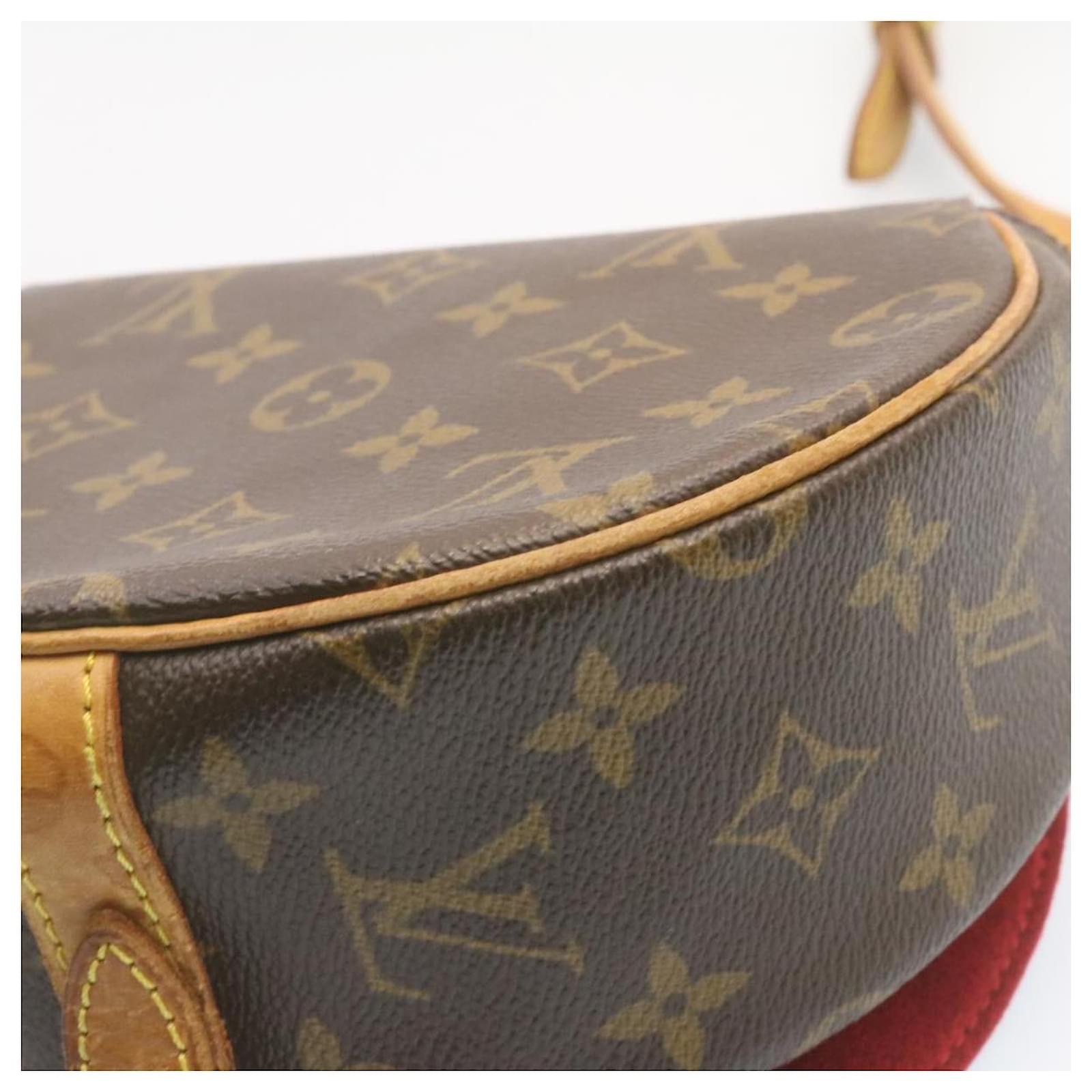 LOUIS VUITTON Monogram Tambourine Shoulder Bag M51179 LV Auth 22759 Cloth  ref.335941 - Joli Closet