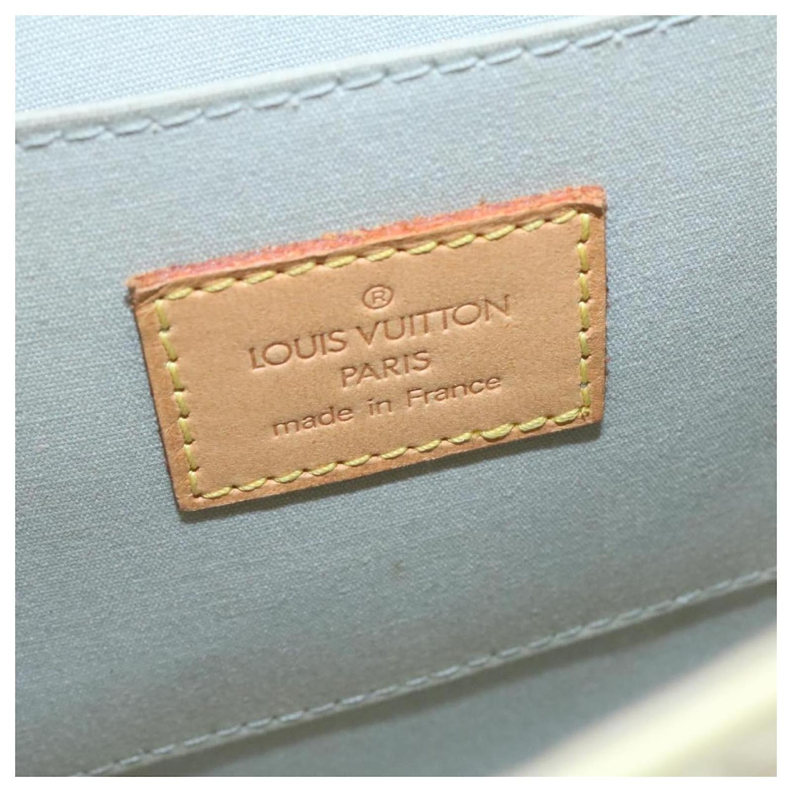 LOUIS VUITTON Vernis Biscayne Bay PM Shoulder Bag Perle M91187 LV Auth  23663 Patent leather ref.335979 - Joli Closet