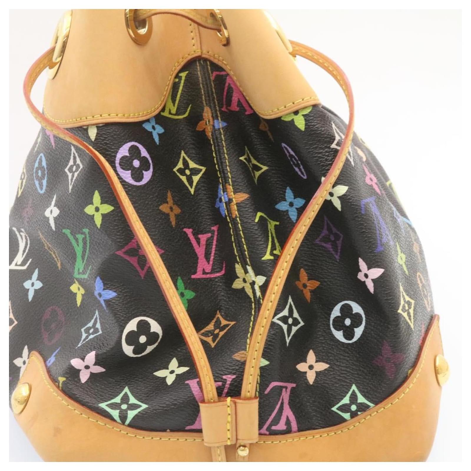 tas tote-bag Louis Vuitton Monogram Multicolor Black Ursula Tote Bag