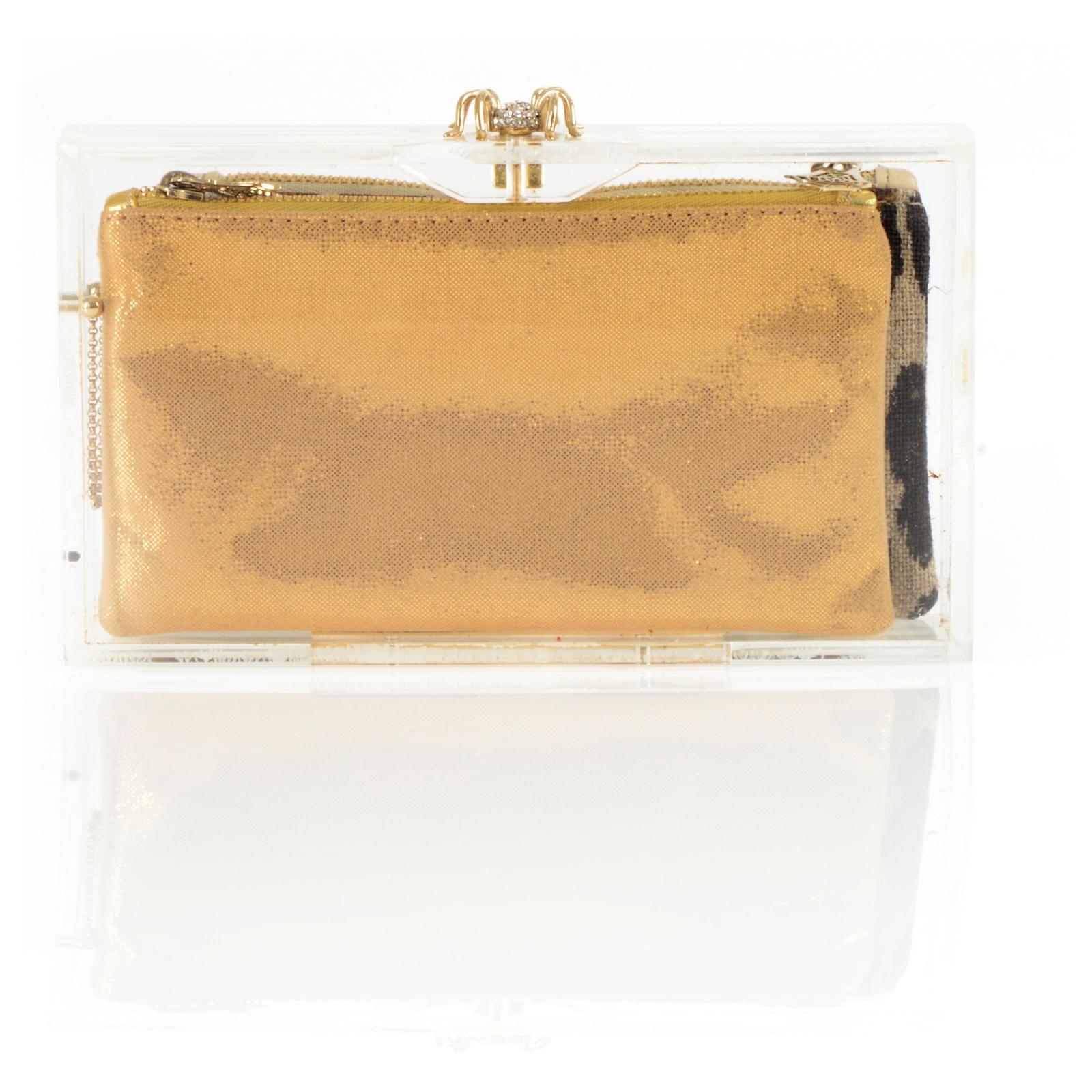 Charlotte olympia hot sale clear clutch