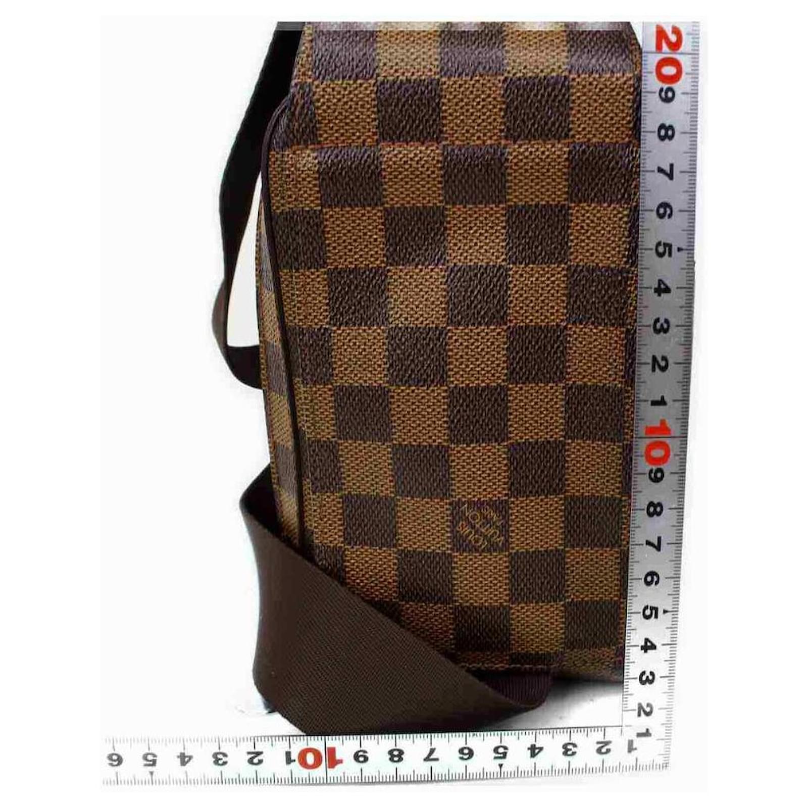 Louis Vuitton Damier Ebene Geronimos Body Bag Fanny Pack Waist Pouch Belt  2LV721