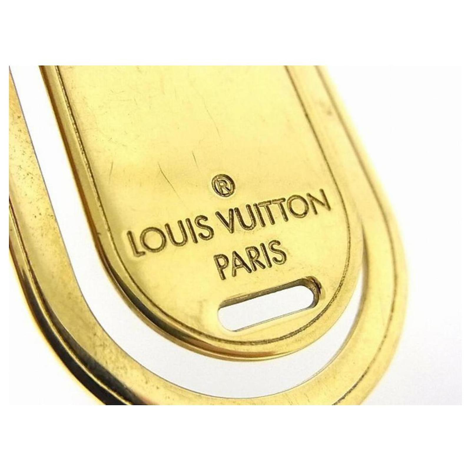 Pince à billets monogramme Louis Vuitton Toile Marron ref.161378
