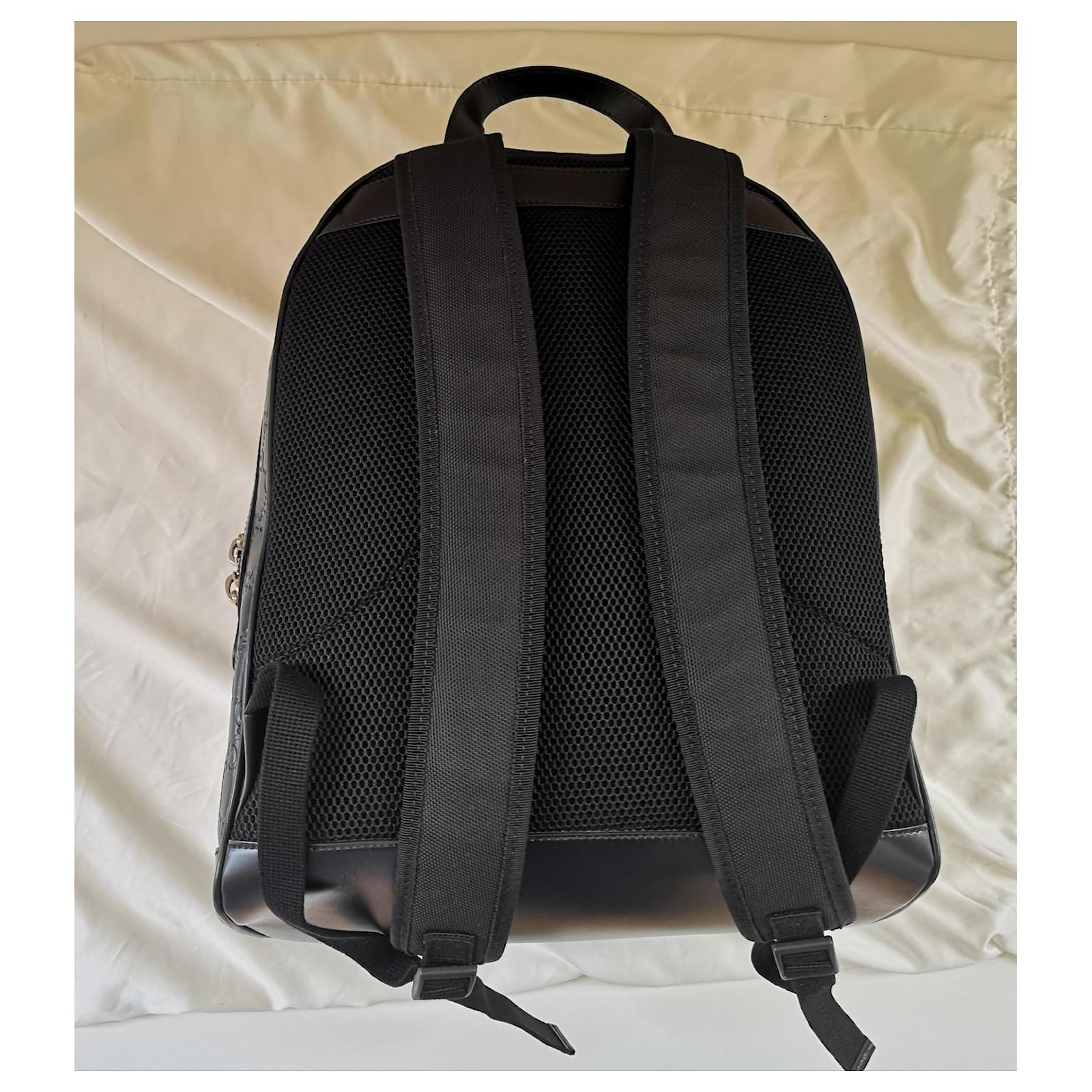 Gucci supreme backpack Black Leather ref.337800 - Joli Closet