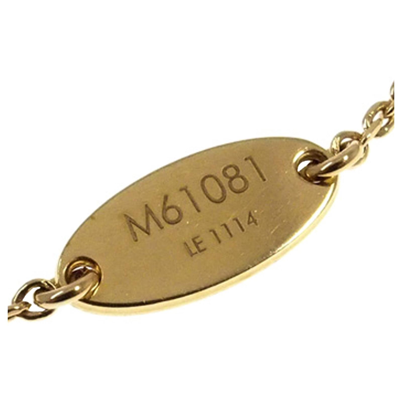 Louis Vuitton Lv & me necklace, letter z (M61081)