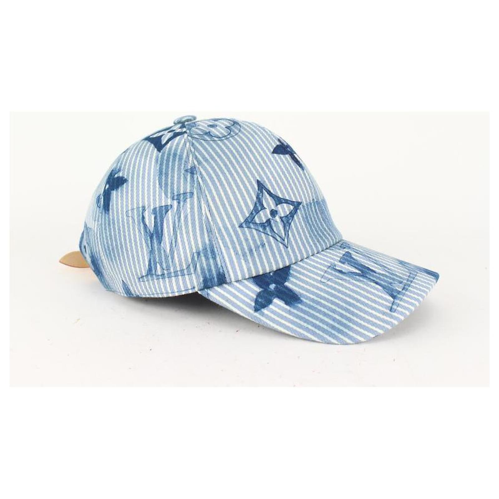 Louis Vuitton Blue Monogram Stripe Water Baseball Cap ref.340014 - Joli  Closet