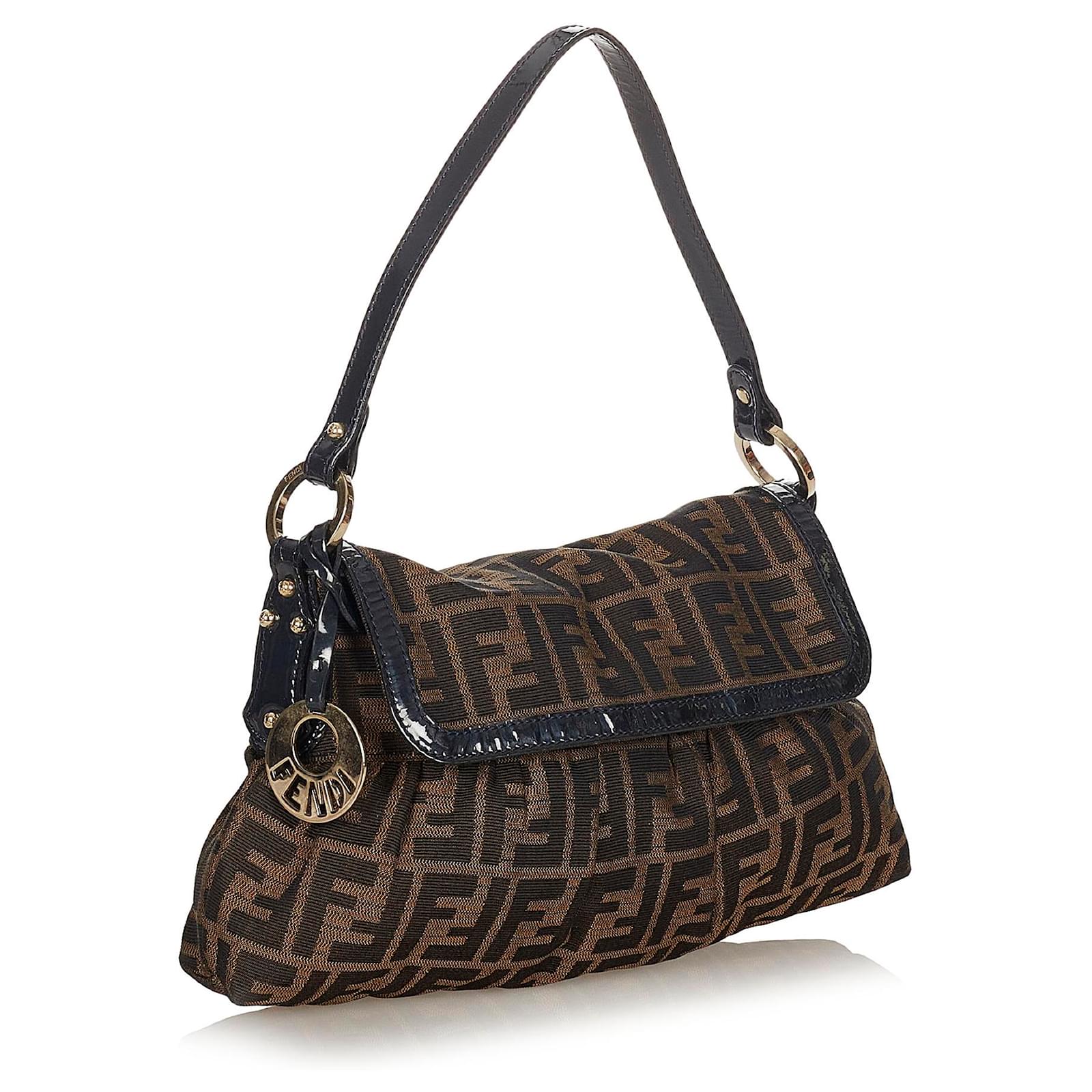 fendi brown zucca bag