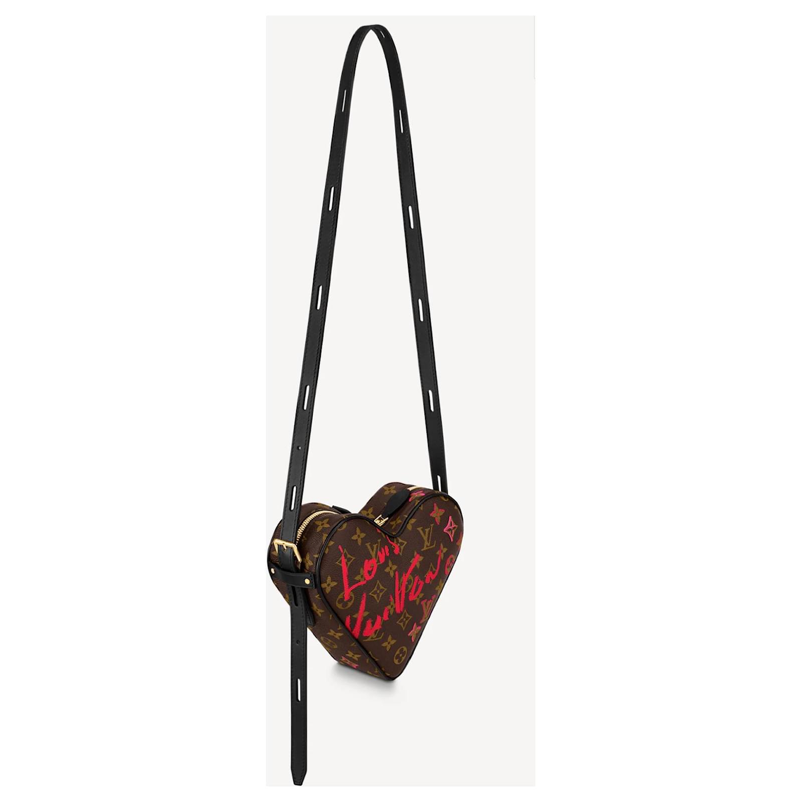 LOUIS VUITTON-LV Limited Edition SAC COEUR Heart Shape Handbag