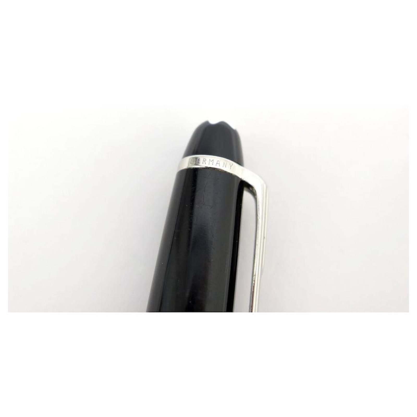 MONTBLANC MEISTERSTUCK CLASSIC PLATINUM BALLPOINT PEN 2865 RESIN ROLLERBALL Black ref.340661 Joli Closet