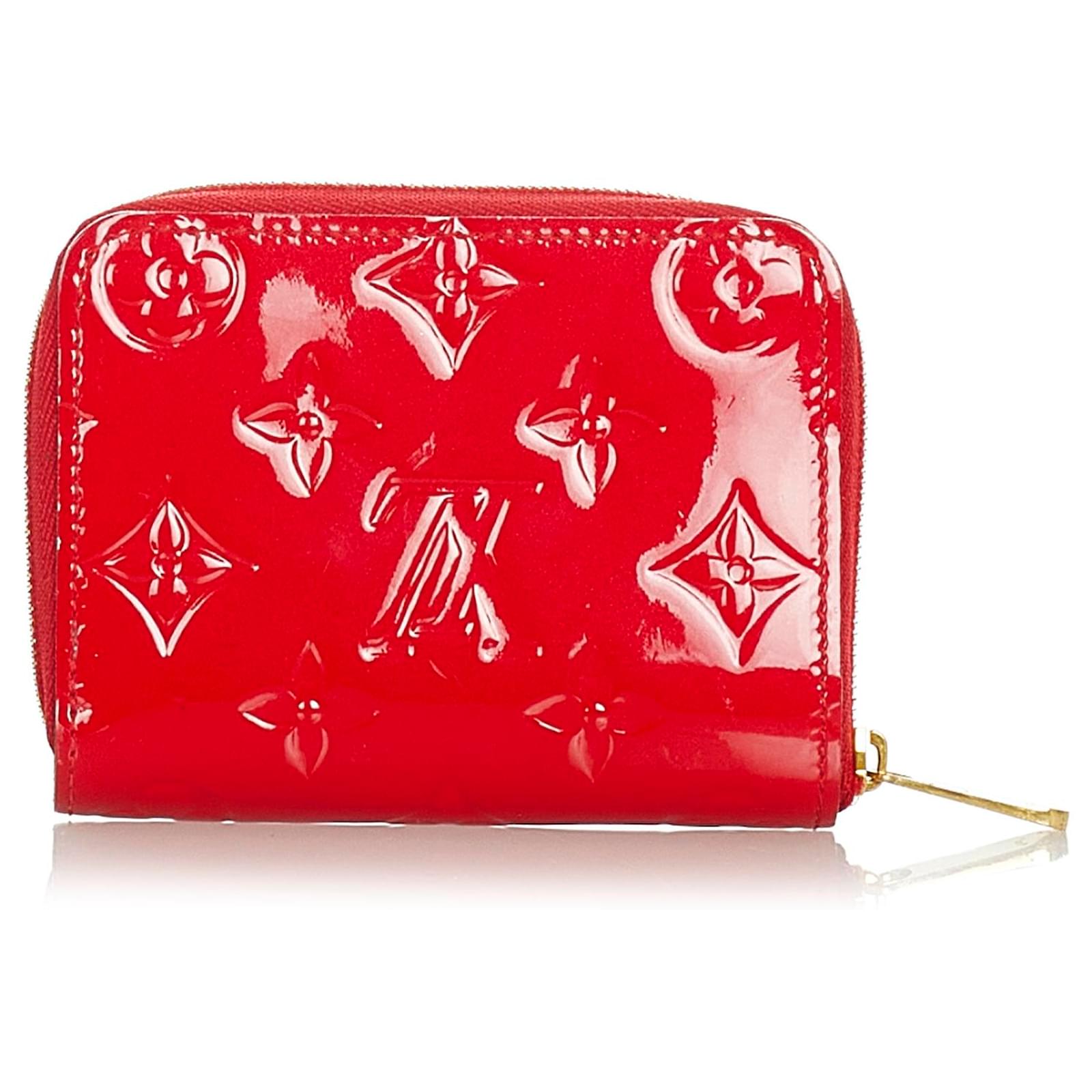 Louis Vuitton Tacones de charol rojo Roja Cuero ref.409255 - Joli Closet