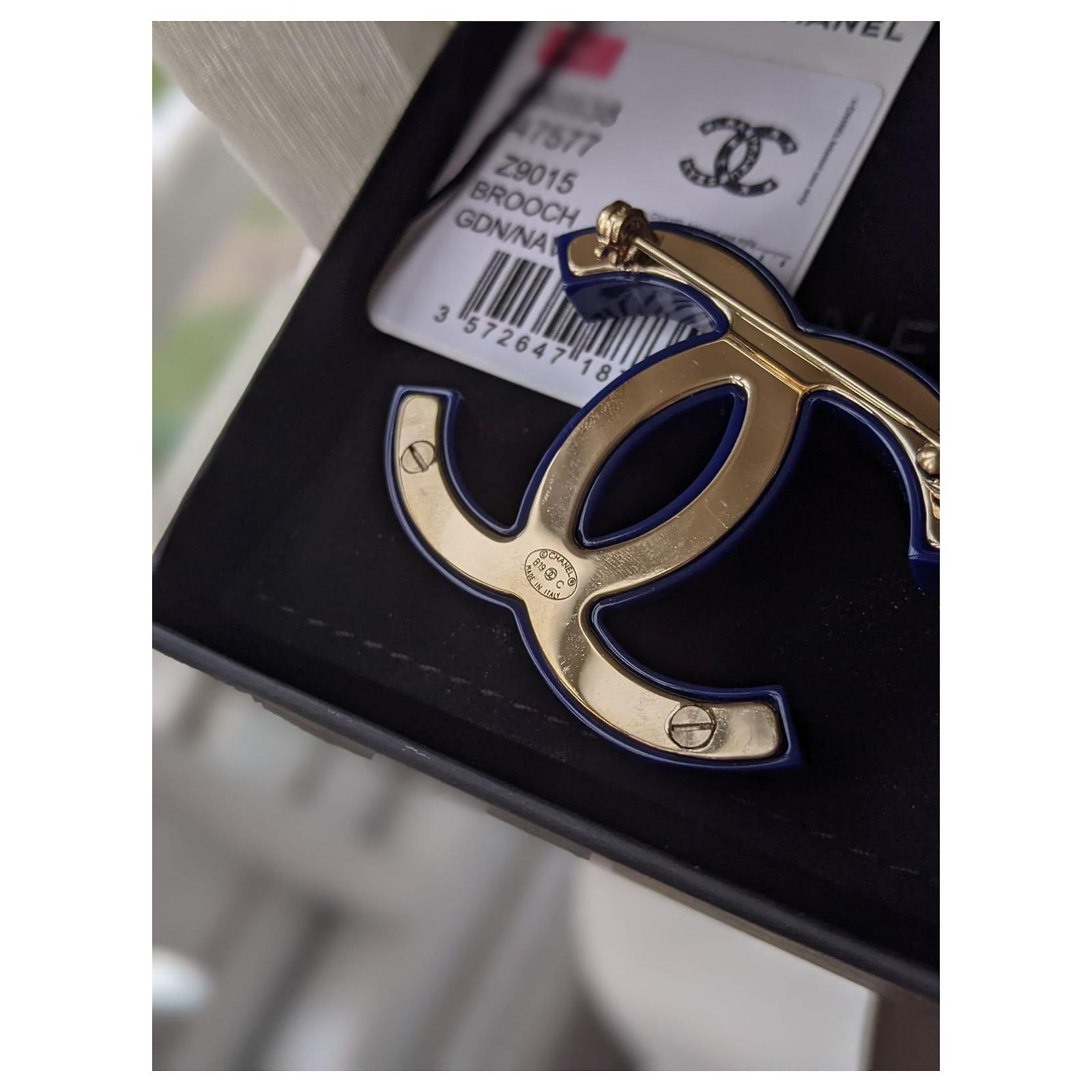 CHANEL シャネル LA PAUSA ビッグココ ブローチ 刻印:B19C