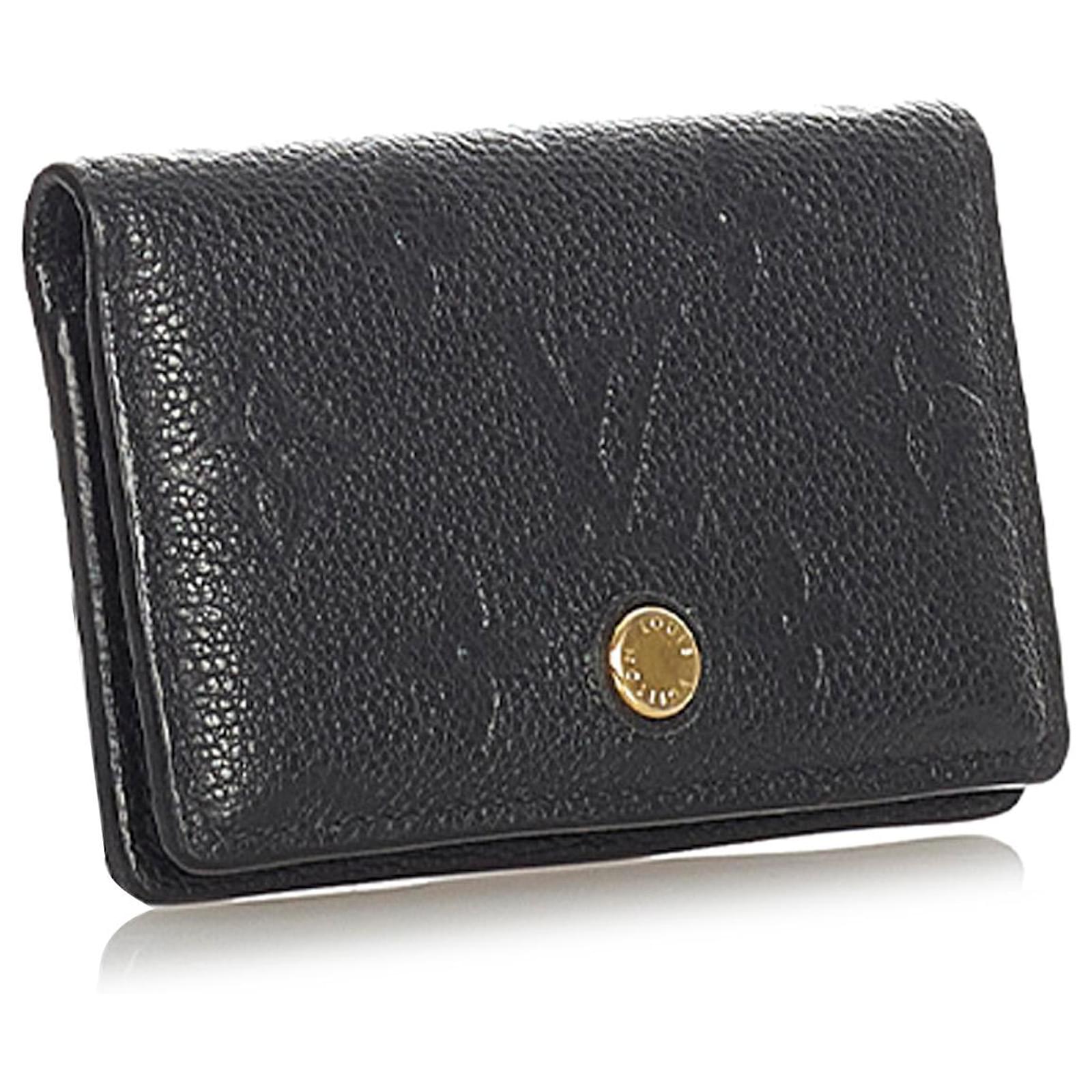 Louis Vuitton compact wallet black AVC1366 – LuxuryPromise