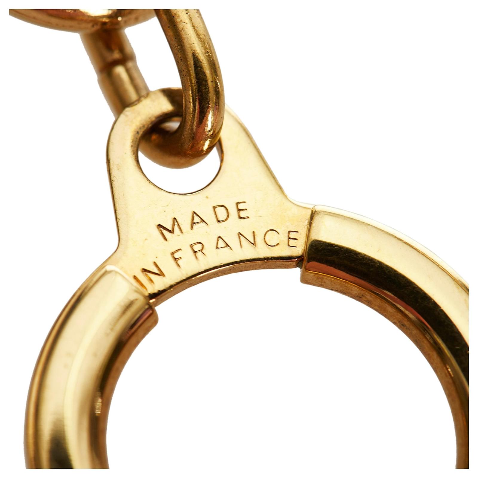 Louis Vuitton Gold Metal Key Ring Golden ref.344203 - Joli Closet