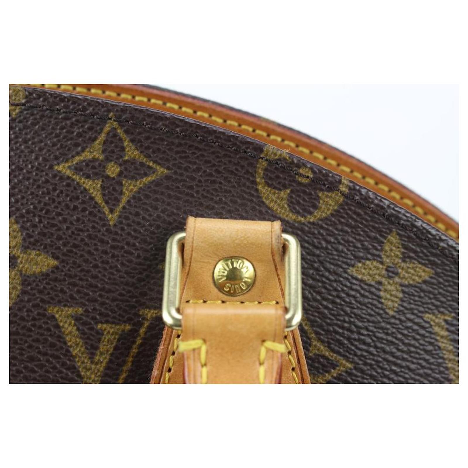 Louis Vuitton LV Monogram Canvas Ellipse PM Seashell Bowler Bag