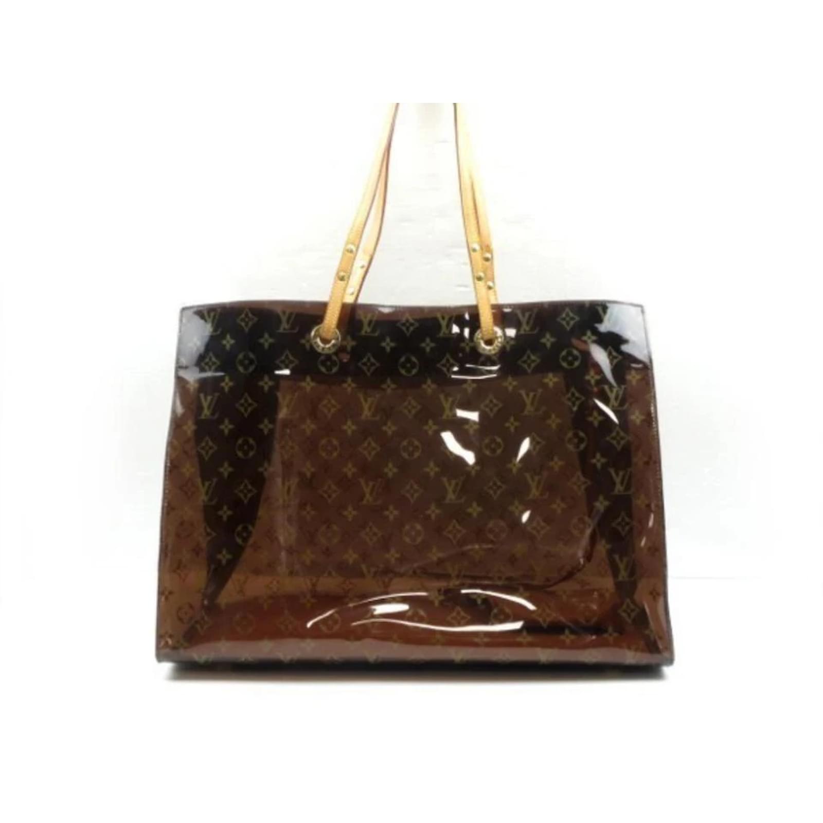 Louis Vuitton Large Clear Monogram Ambre Cabas Cruise GM Tote with Pu240005  Leather ref.344403 - Joli Closet
