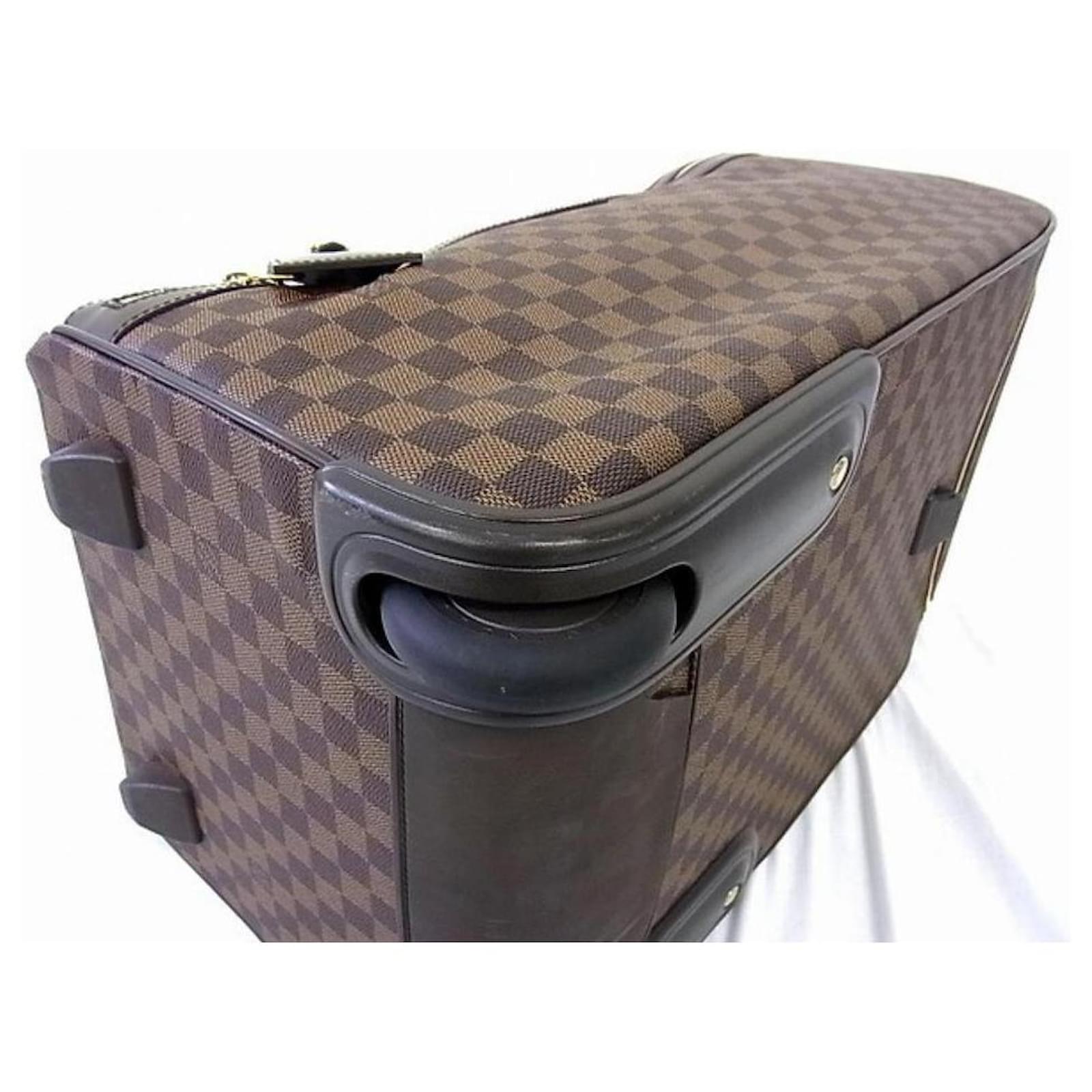 Louis Vuitton Damier Ebene Coated Canvas Eole Rolling Luggage 50 cm Louis  Vuitton | The Luxury Closet
