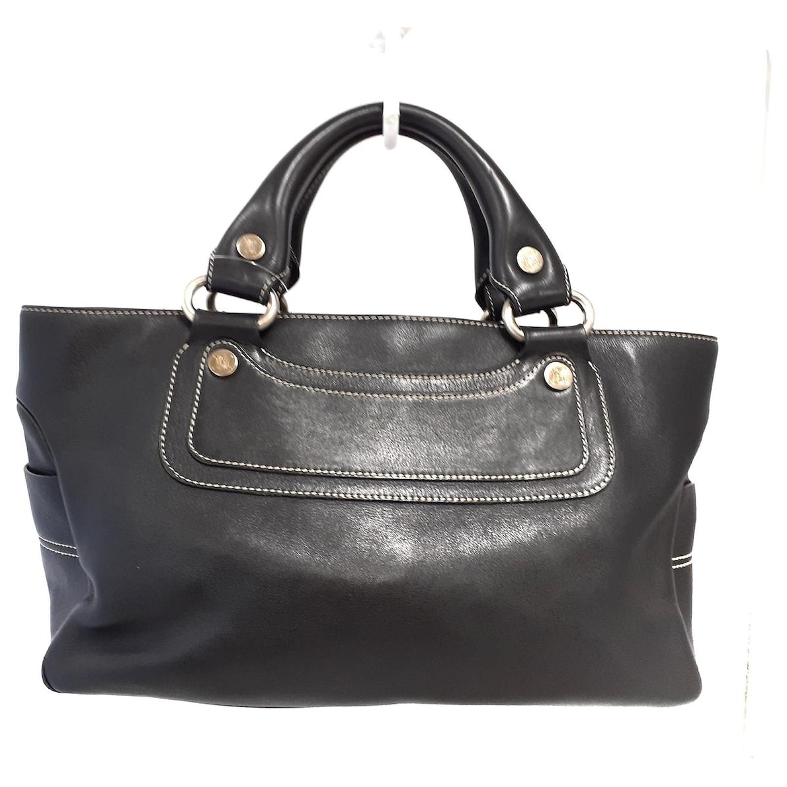 Céline Celine Boogie Black Leather ref.344549 - Joli Closet