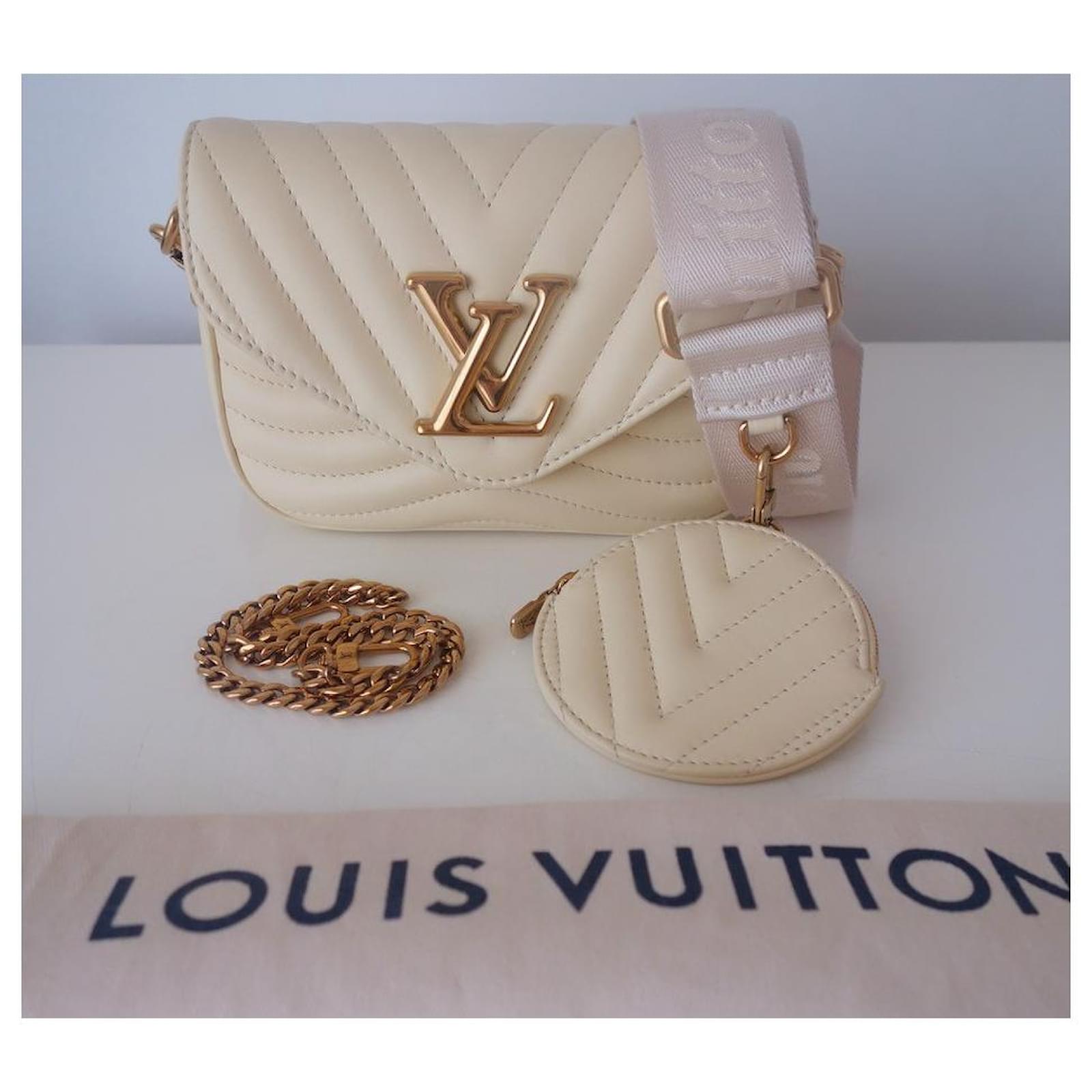 Louis Vuitton LV Tasche neu Beige Leder ref.185923 - Joli Closet